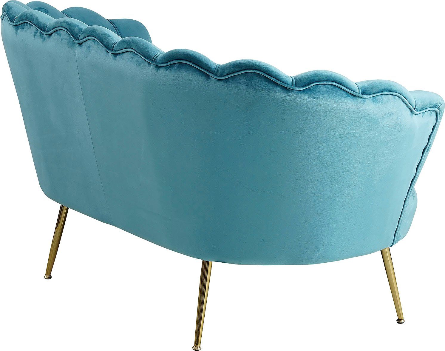 SalesFever 2-zitsbank Clam opvallend schelpdesign, breedte 136 cm