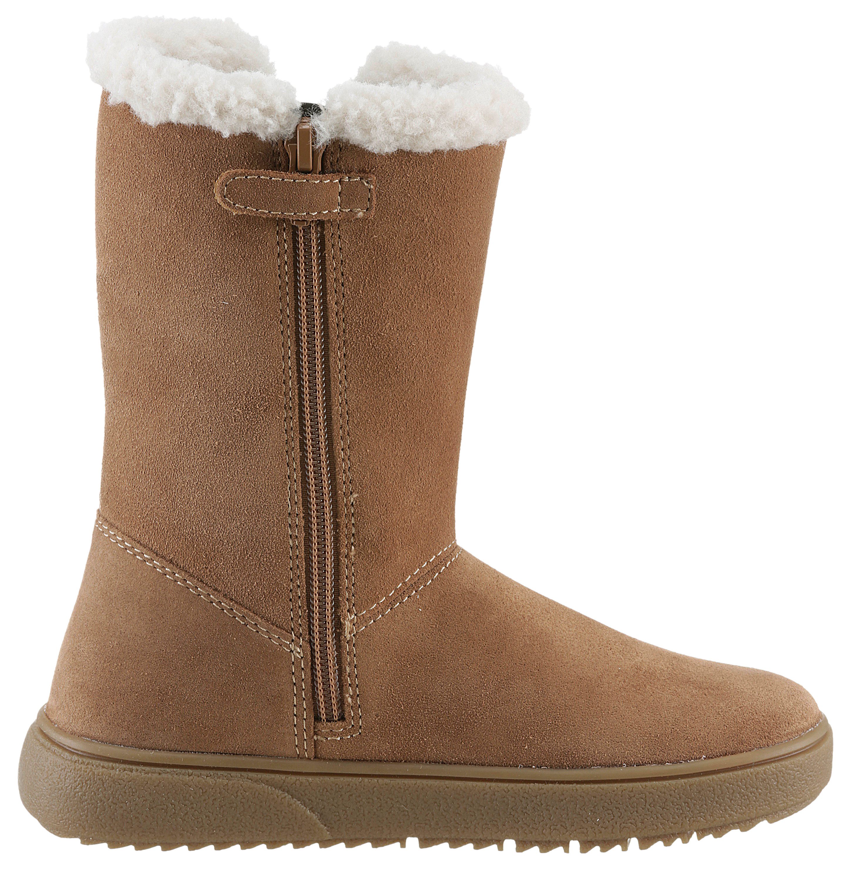 Geox Winterlaarzen J THELEVEN GIRL WPF Sneeuwlaarzen, instaplaarzen met warme voering