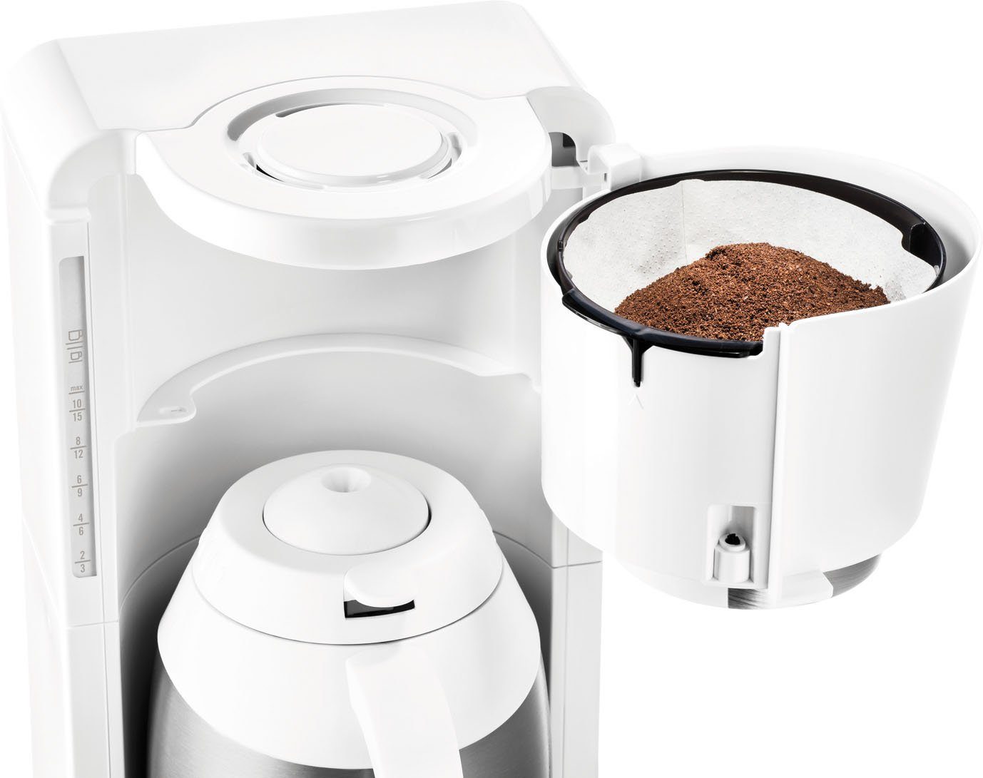 Rowenta Filterkoffieapparaat CT3818 Adagio milano, 1,25 l, Edelstalen thermoskan, 10-15 kopjes, 1,25 liter, automatische uitschakeling