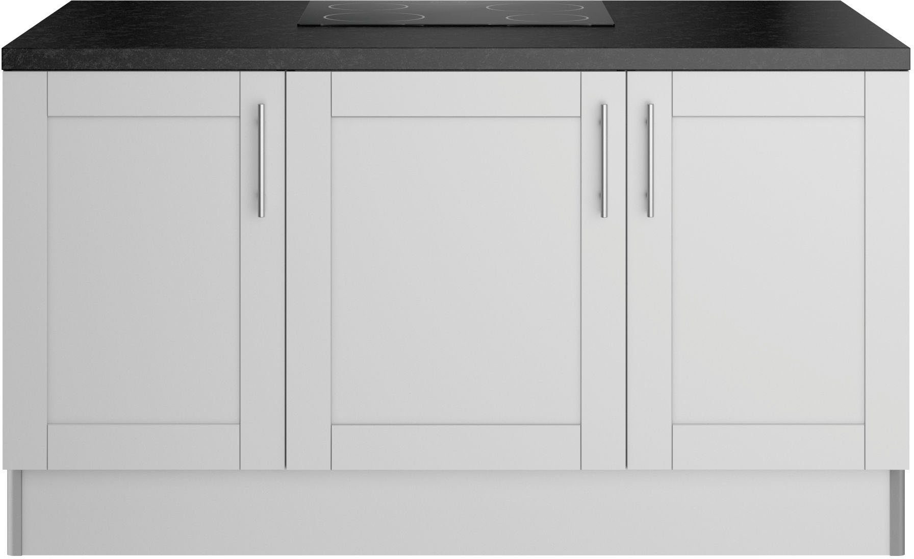 Kochstation Kookeiland KS-Ahus Kookeiland, breedte 160 cm, optioneel met elektrisch apparaat, soft close functie
