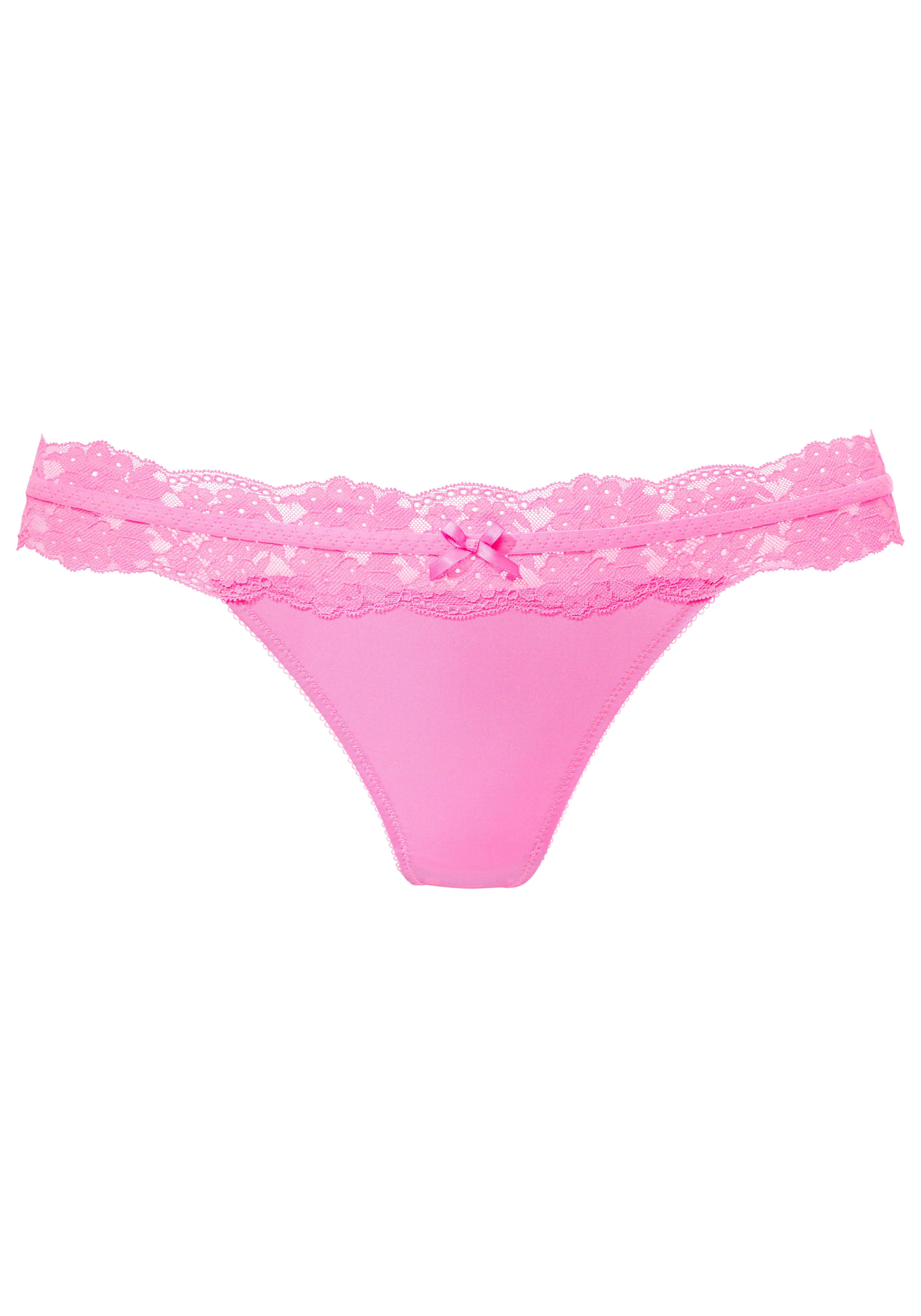 Vivance String met bloeiende kant rondom de band