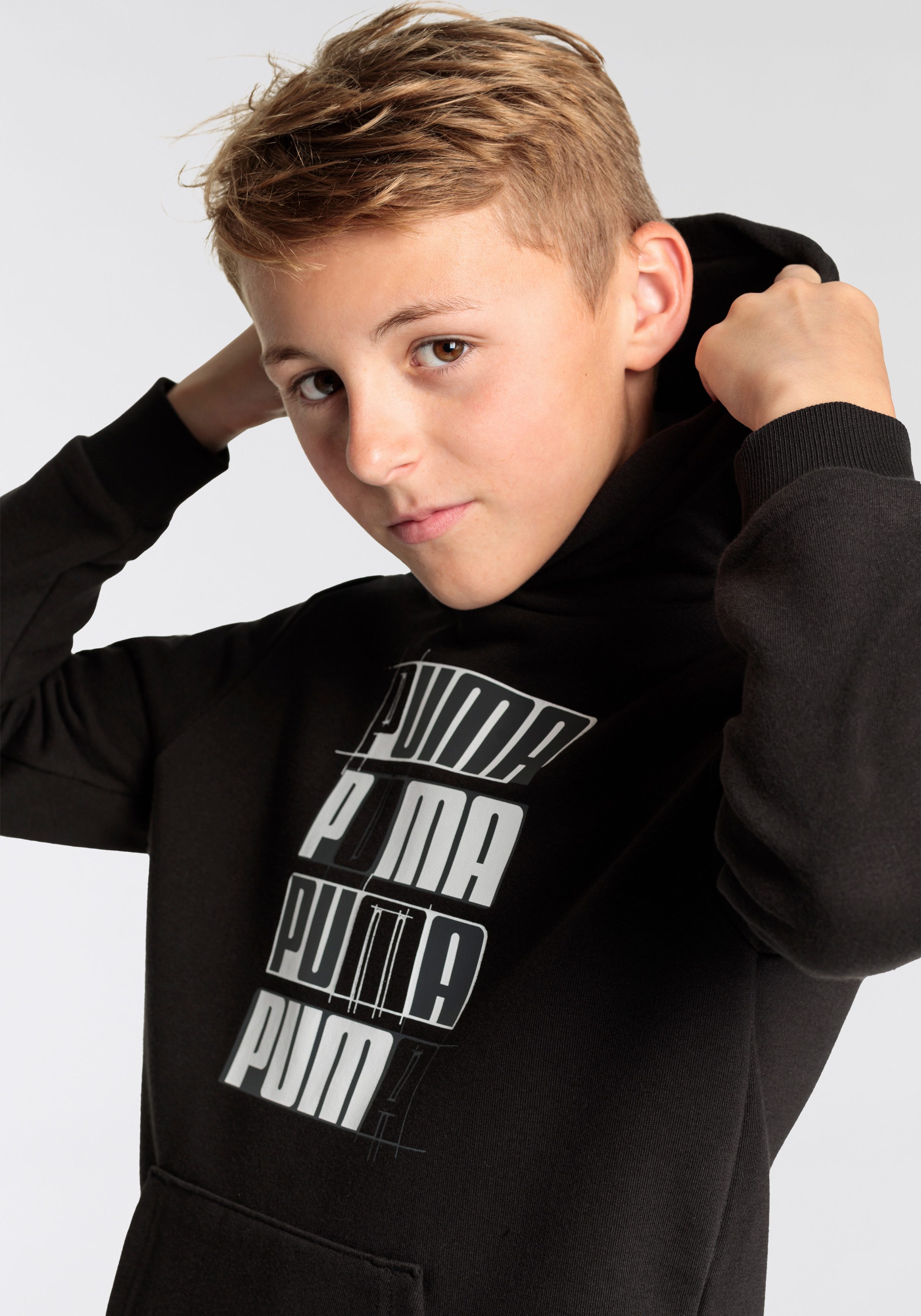PUMA Hoodie ESS+ LOGO LAB HOODIE TR B (1-delig)