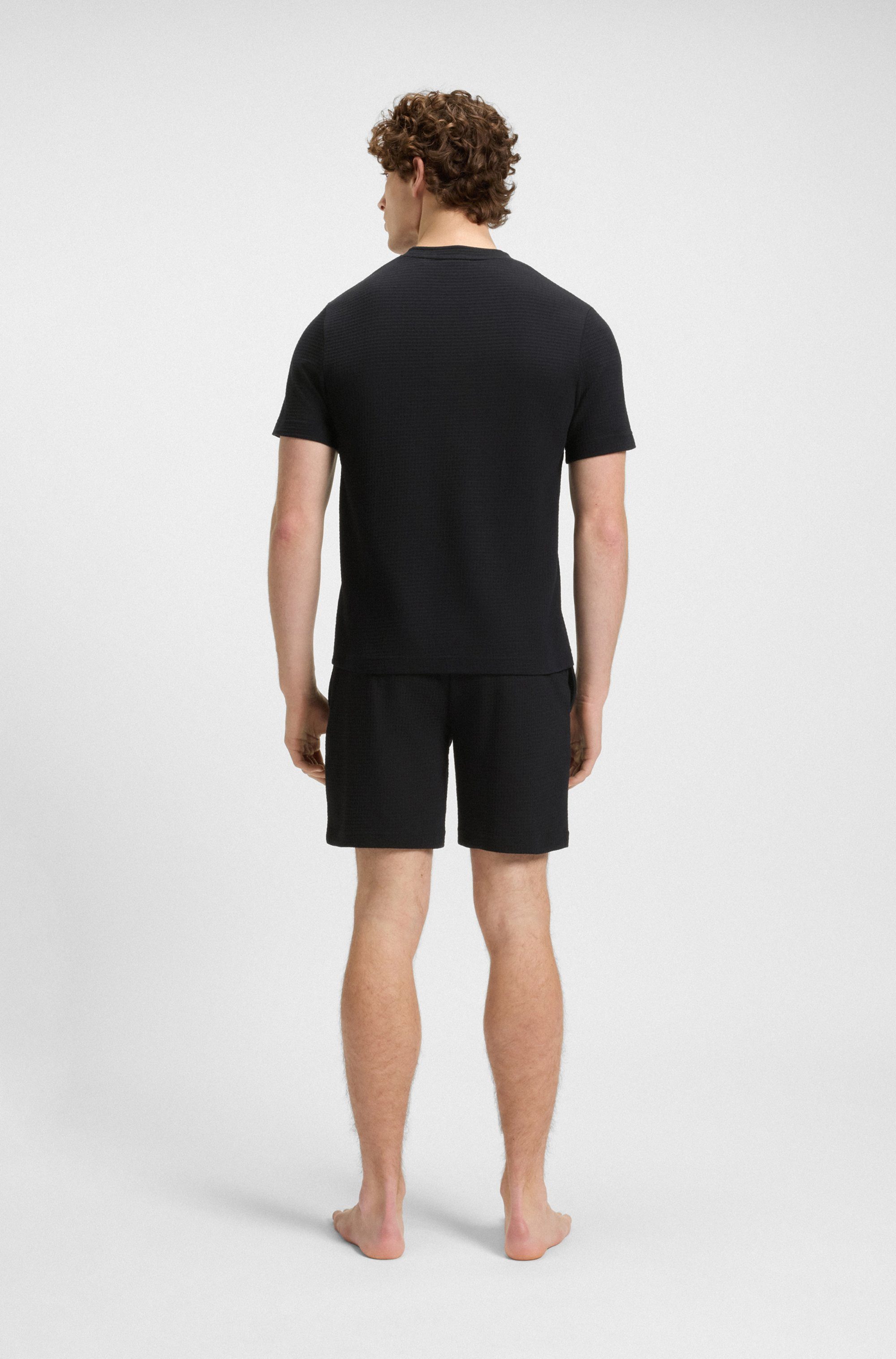 HUGO underwear Pyjamashort Austin Short met een rijgkoord