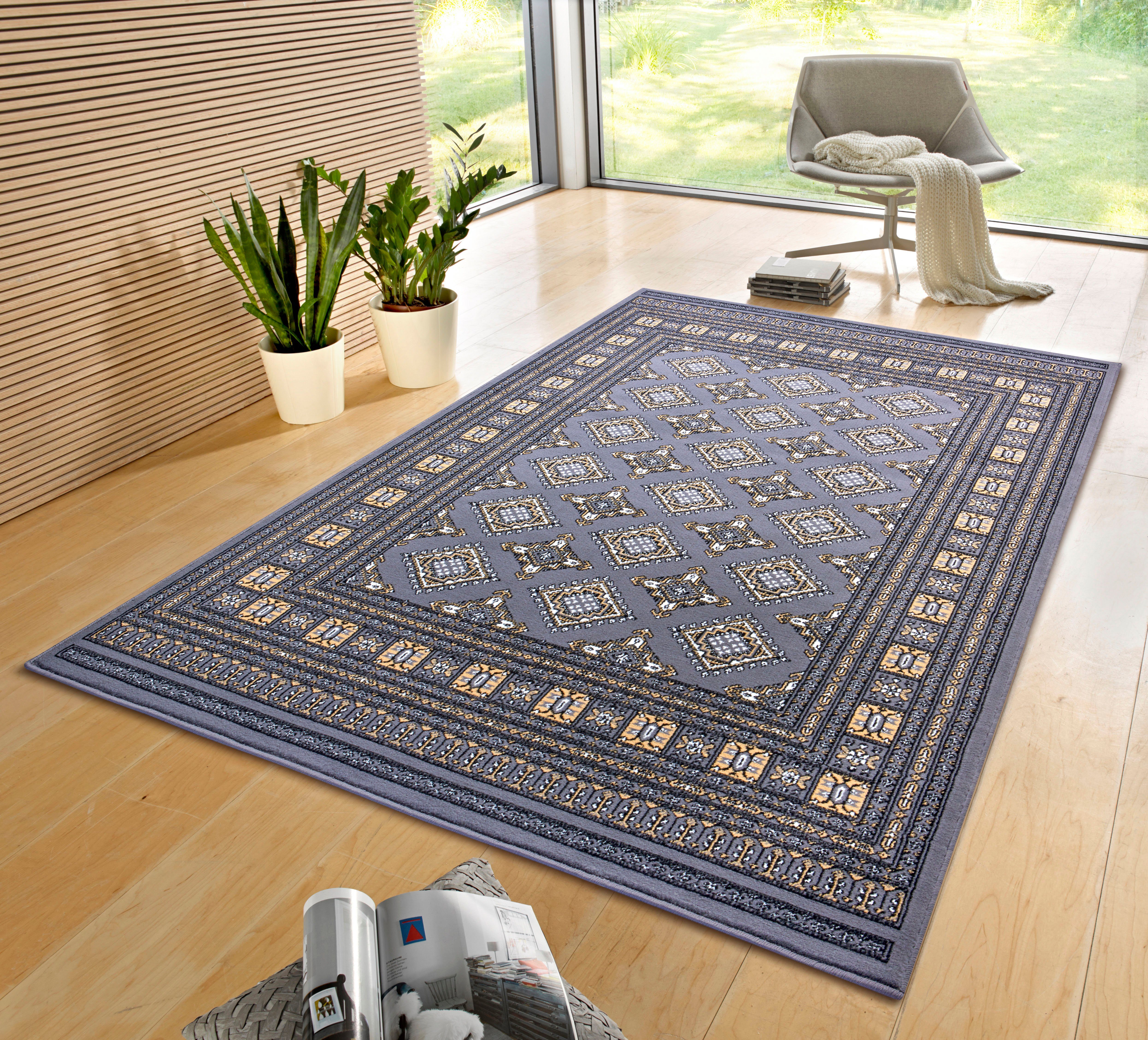 NOURISTAN Vloerkleed Sao Buchara Korte pool, oriëntaals, vloerkleed, modern, woonkamer, hal, eetkamer