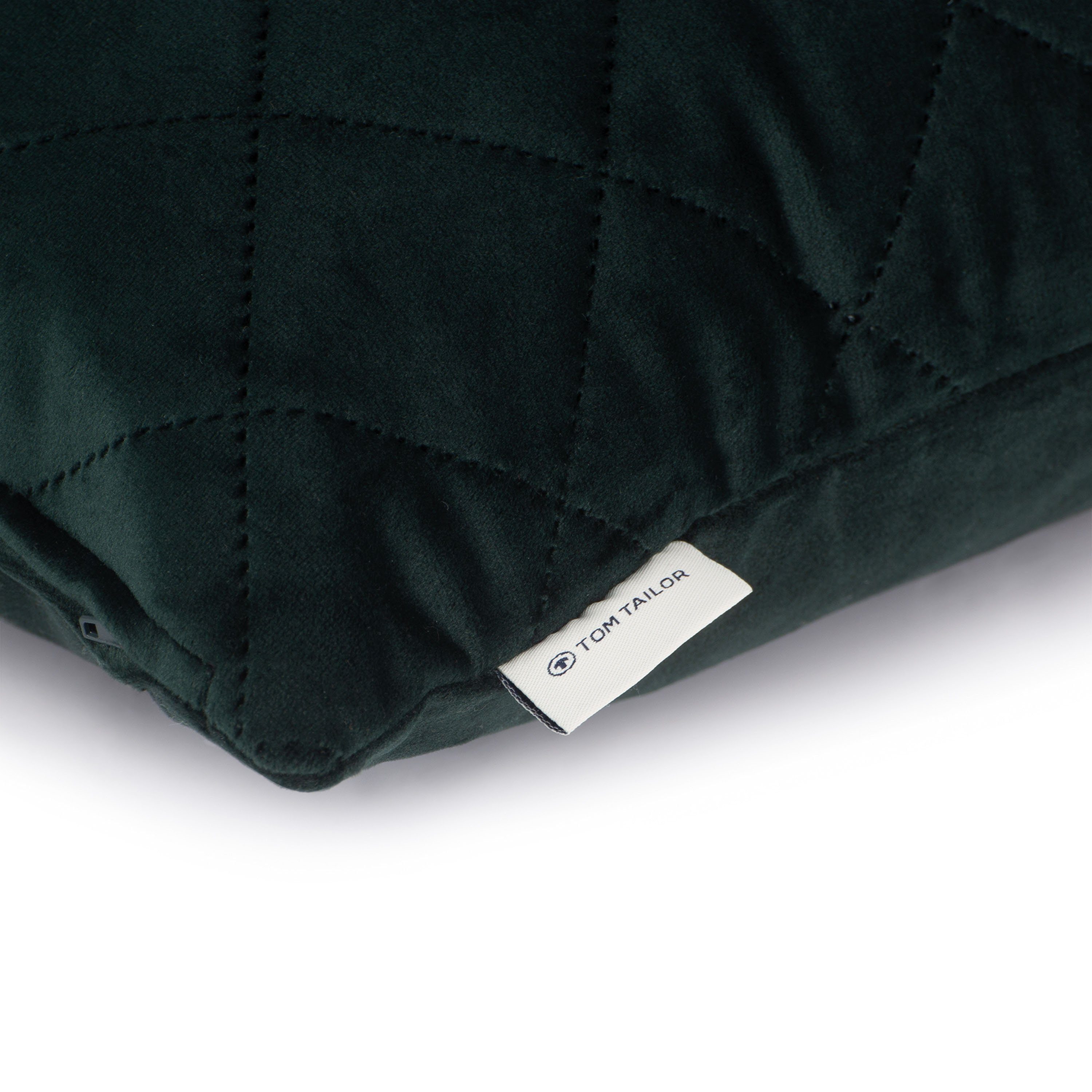 TOM TAILOR HOME Sierkussen FrenchVelvet Quilt Kussenovertrek zonder vulling(1 stuk)
