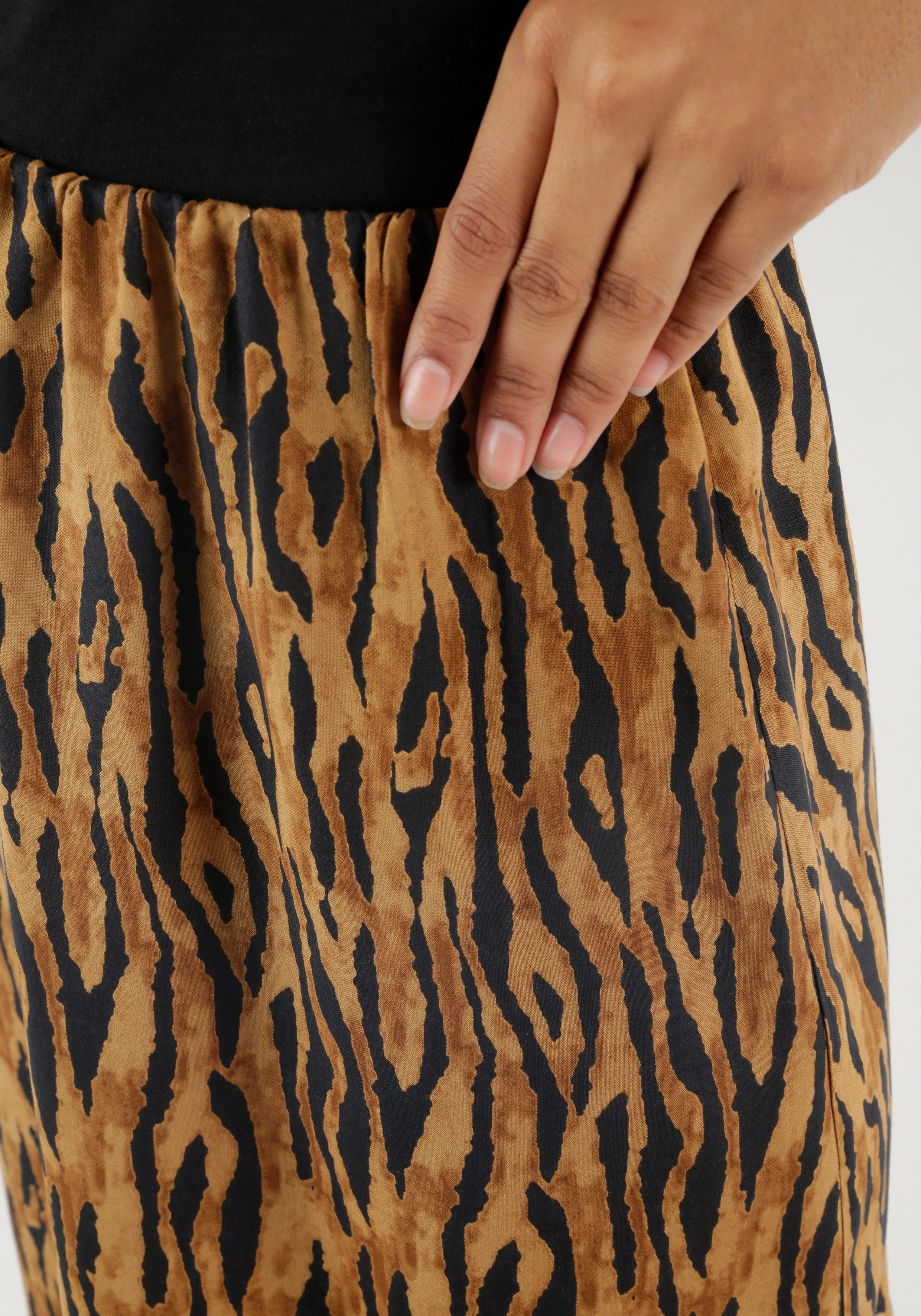 Aniston SELECTED Maxirok met animal-print