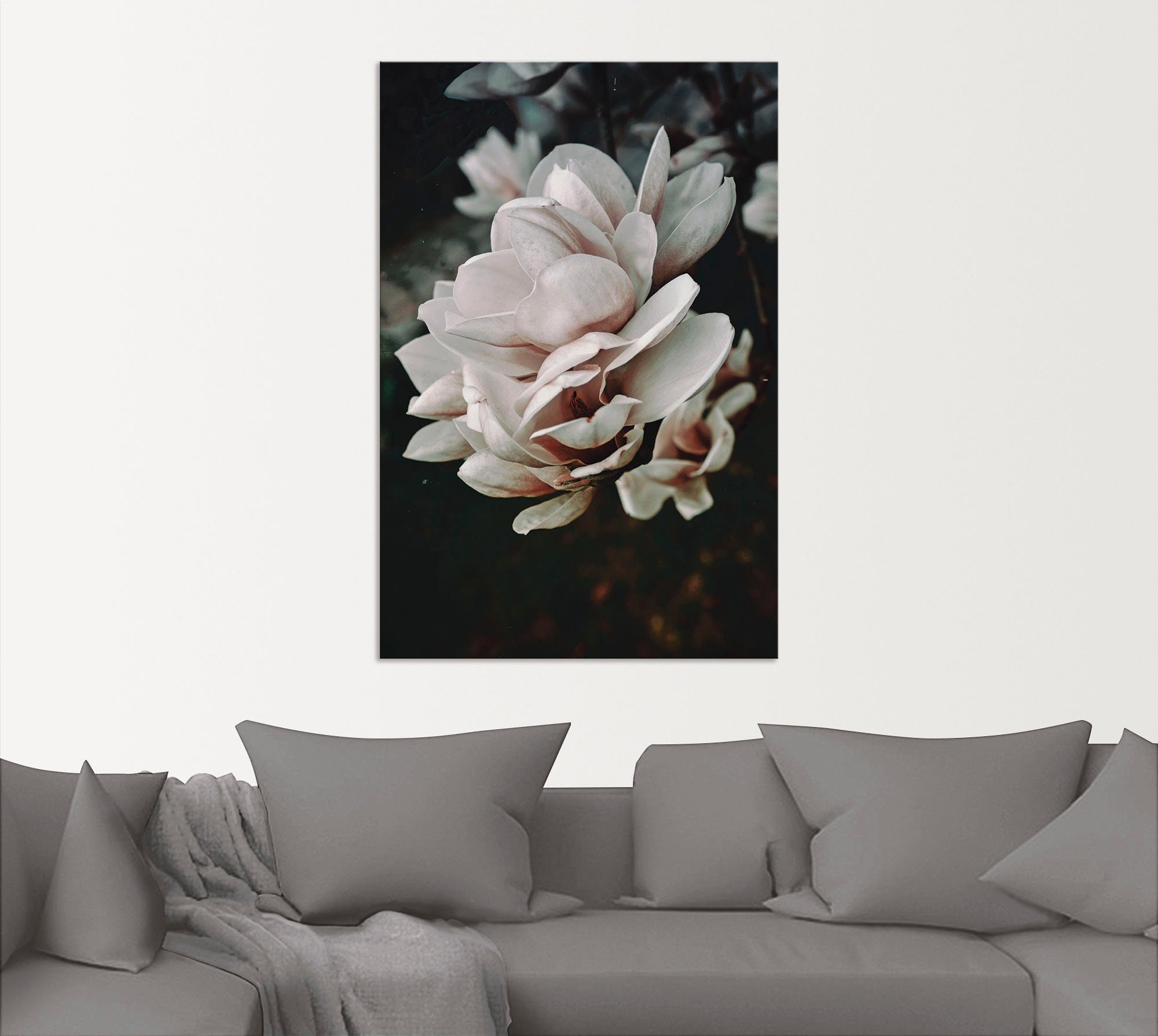 Artland Artprint Magnolia II als artprint van aluminium, artprint op linnen, muursticker of poster in verschillende maten