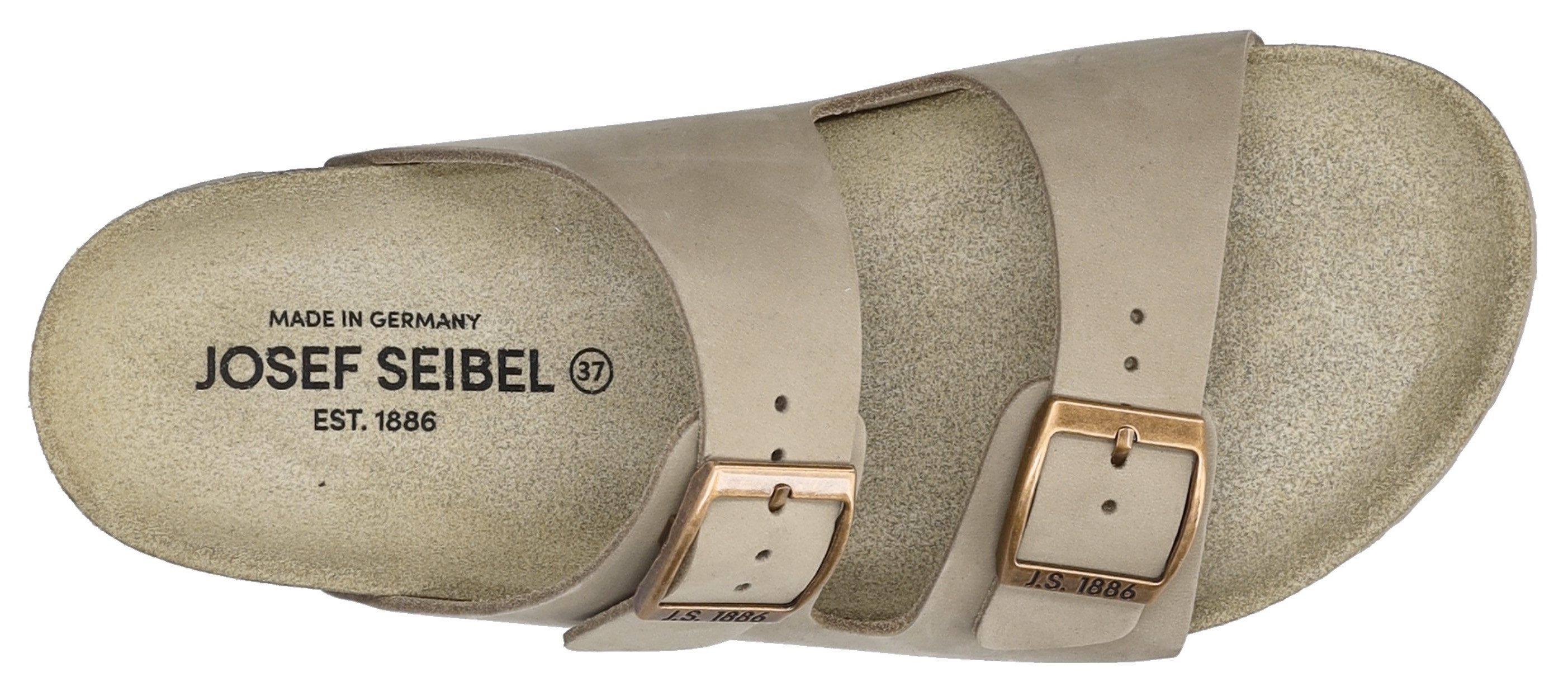 Josef Seibel Slippers Hermine 01 plateau sandaal, zomerschoen, pantoffel met comfortabel voetbed