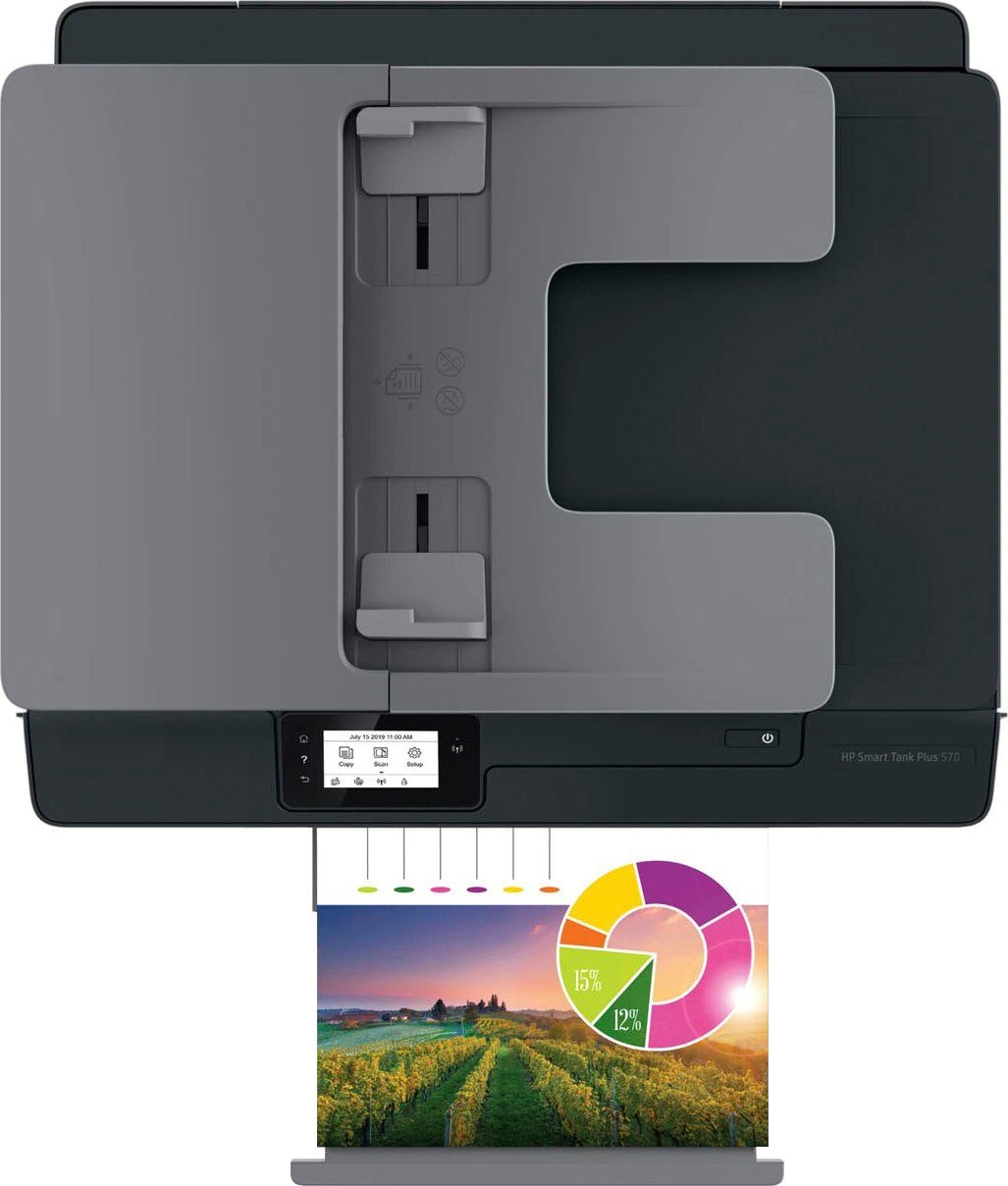 HP All-in-oneprinter Smart Tank Plus 570 (5HX14A) Inktcartridge, groot bereik