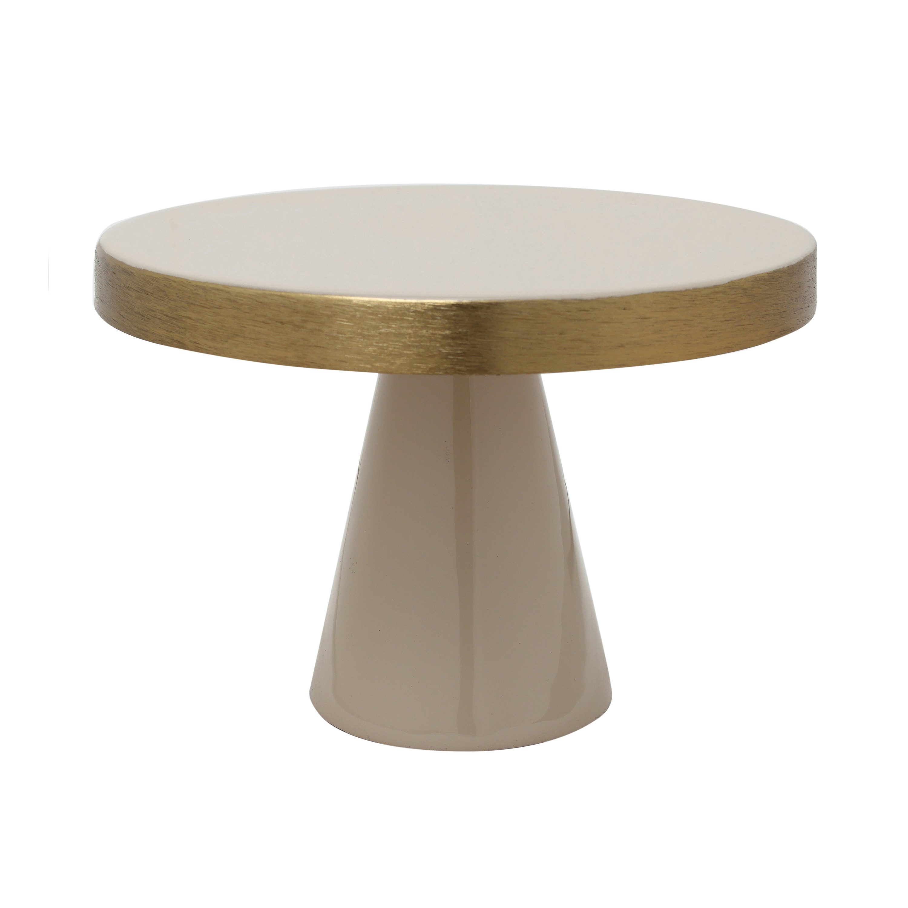 Kayoom Taartschaal Taartplateau Art Deco 2055 Handgemaakt, chique serveermogelijkheid, goudkleurige accenten