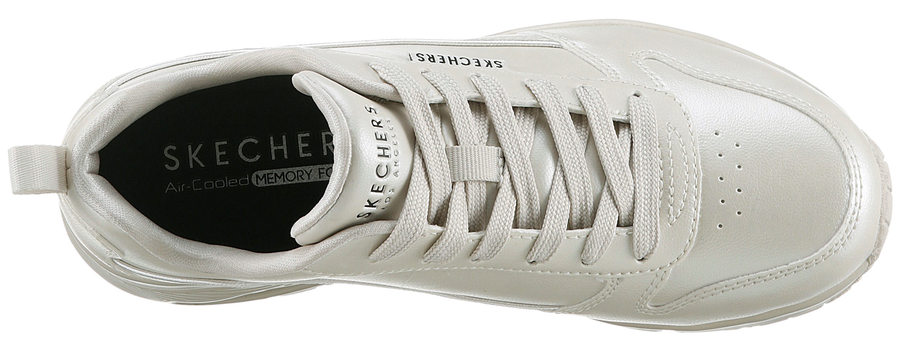 Skechers Sneakers UNO-GALACTIC GAL Vrijetijdsschoen, sleehak sneaker, veterschoen met Skech Air uitrusting