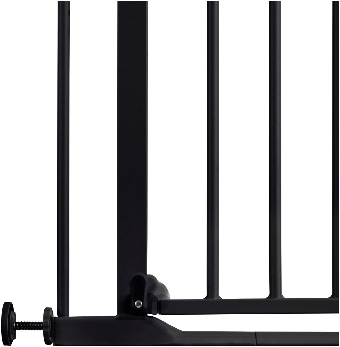 Hauck Traphek Clear Step Autoclose 2, Black ook als traphekje te gebruiken, 75-80, vlakke doorgang