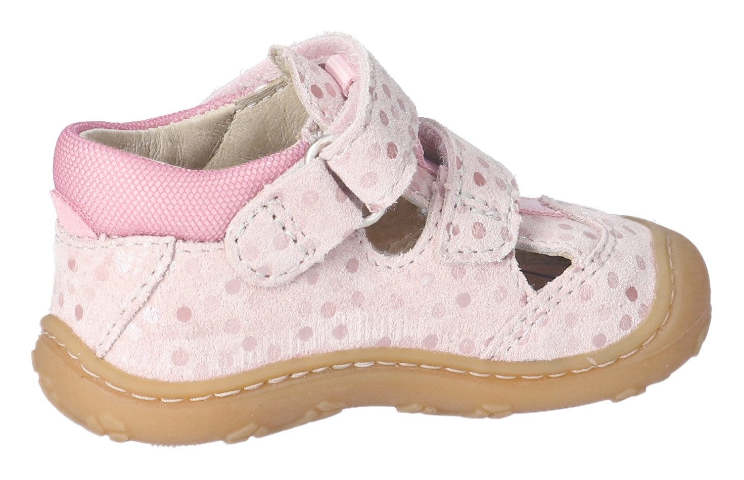 PEPINO by RICOSTA Babyschoentjes Ebi WMS: gemiddeld , klittenbandschoen, leren binnenzool, maat sjabloon te downloaden