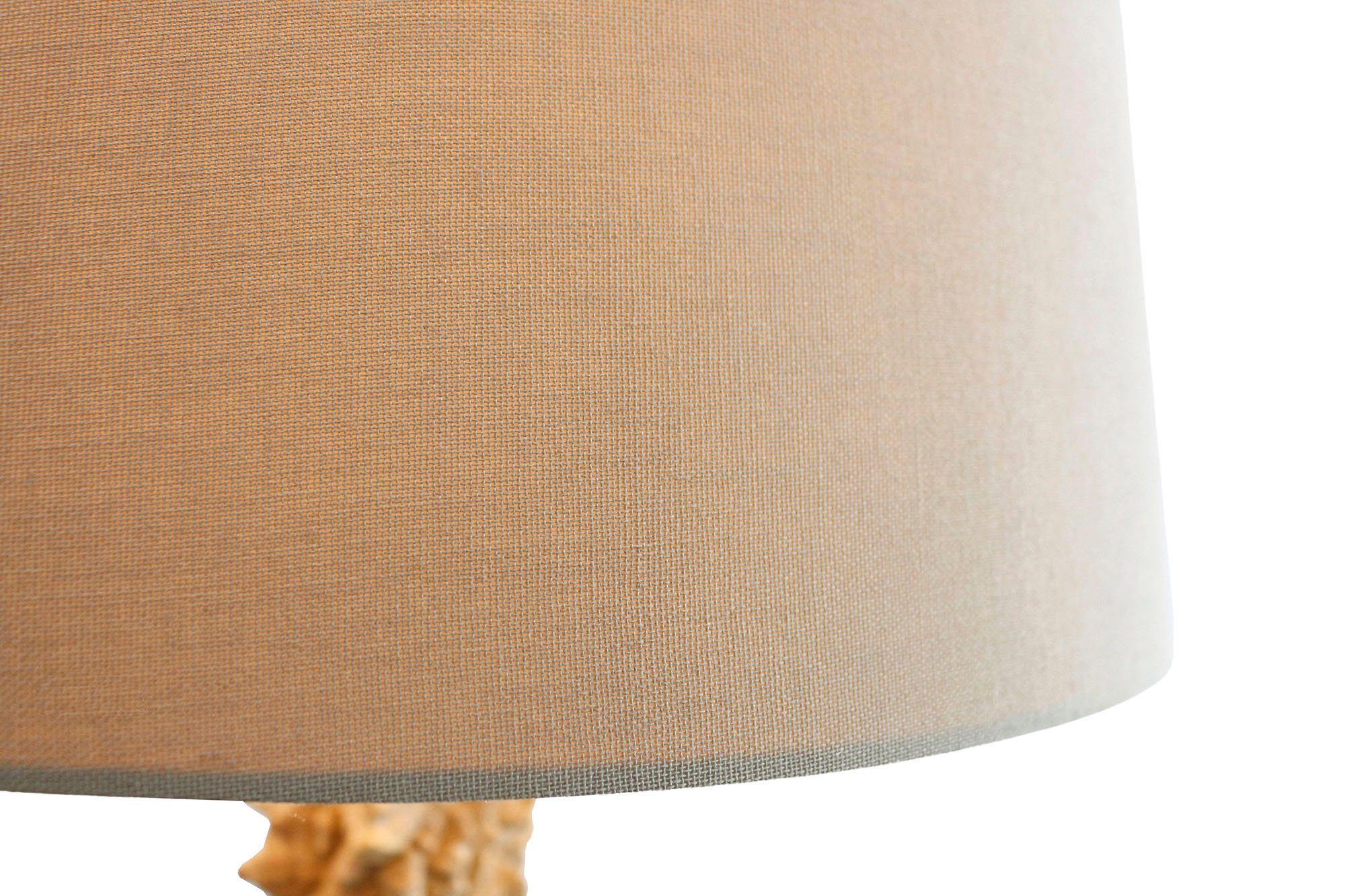 SalesFever Staande lamp Pandora handgemaakt, met linnen kap (1 stuk)