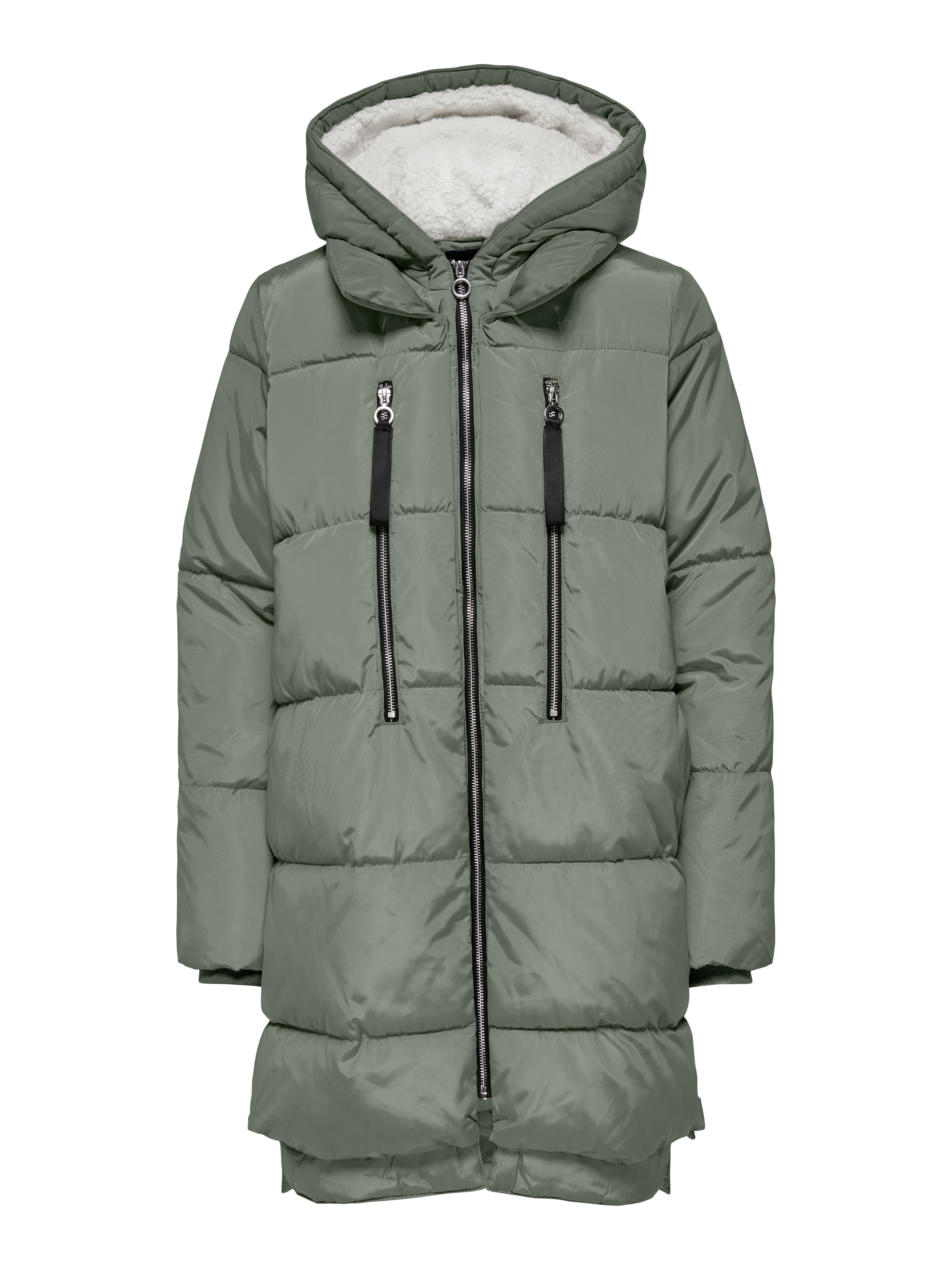 Only Gewatteerde jas ONLNEWNORA LONG PUFFER COAT LIFE CC OTW