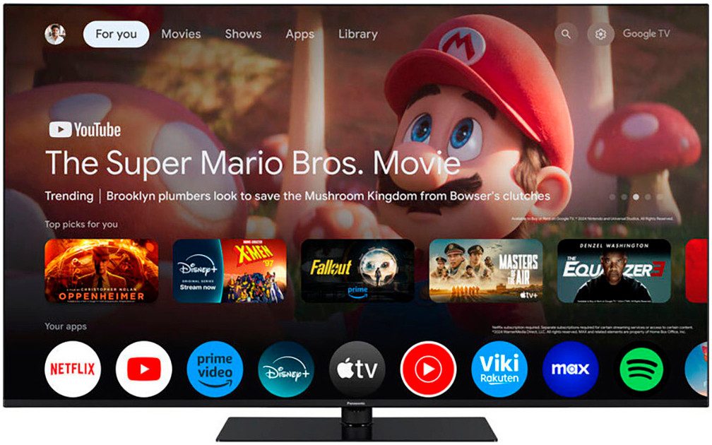 Panasonic Led-TV TN-65W70AEZ, 164 cm / 65", 4K Ultra HD, Google TV - Smart TV
