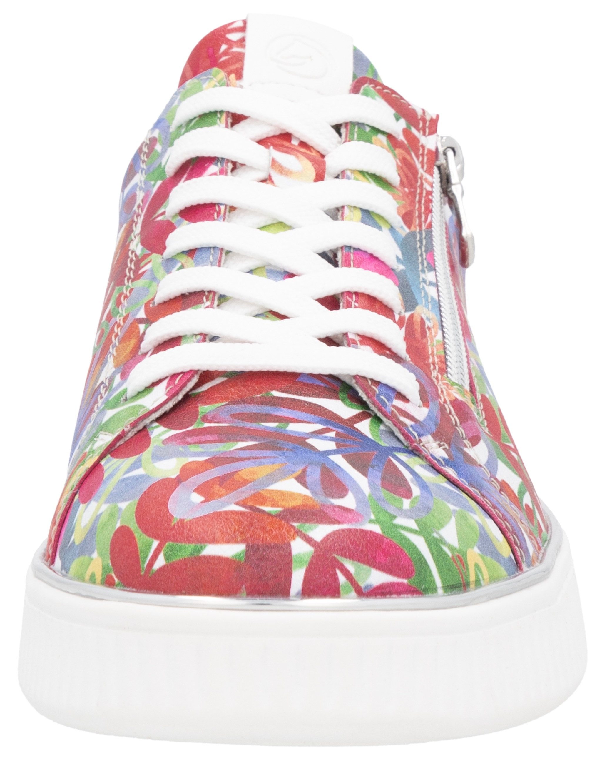 Remonte Plateausneakers , vrijetijdsschoen, lage schoen, veterschoen met gevoerde schacht