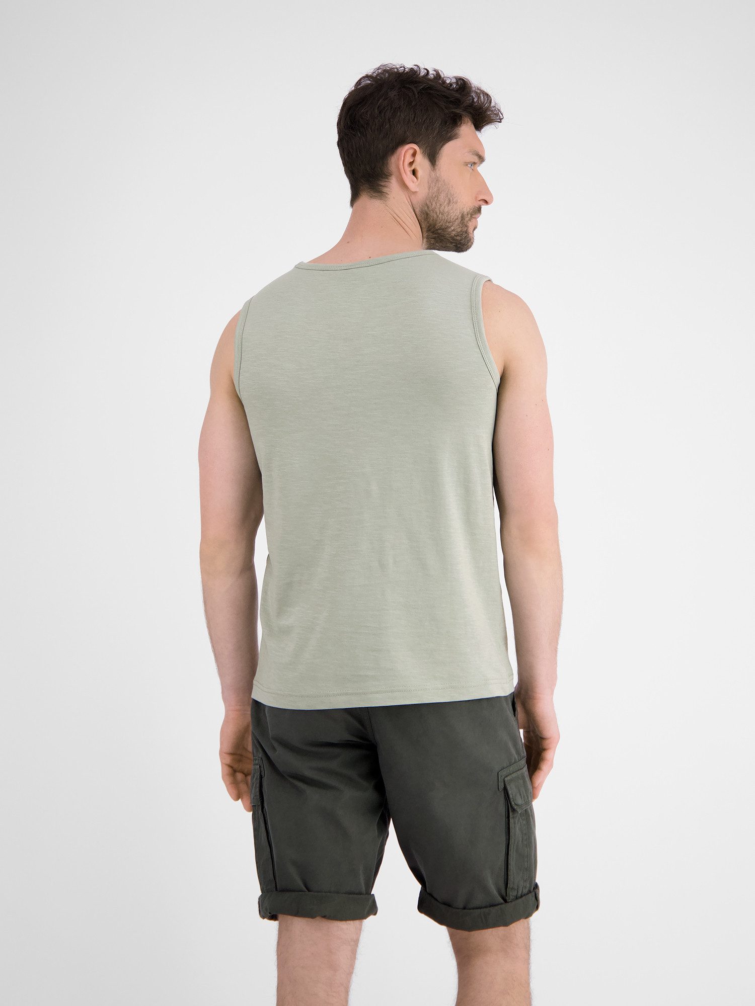 Lerros Muscle-shirt LERROS heren tanktop met borstprint