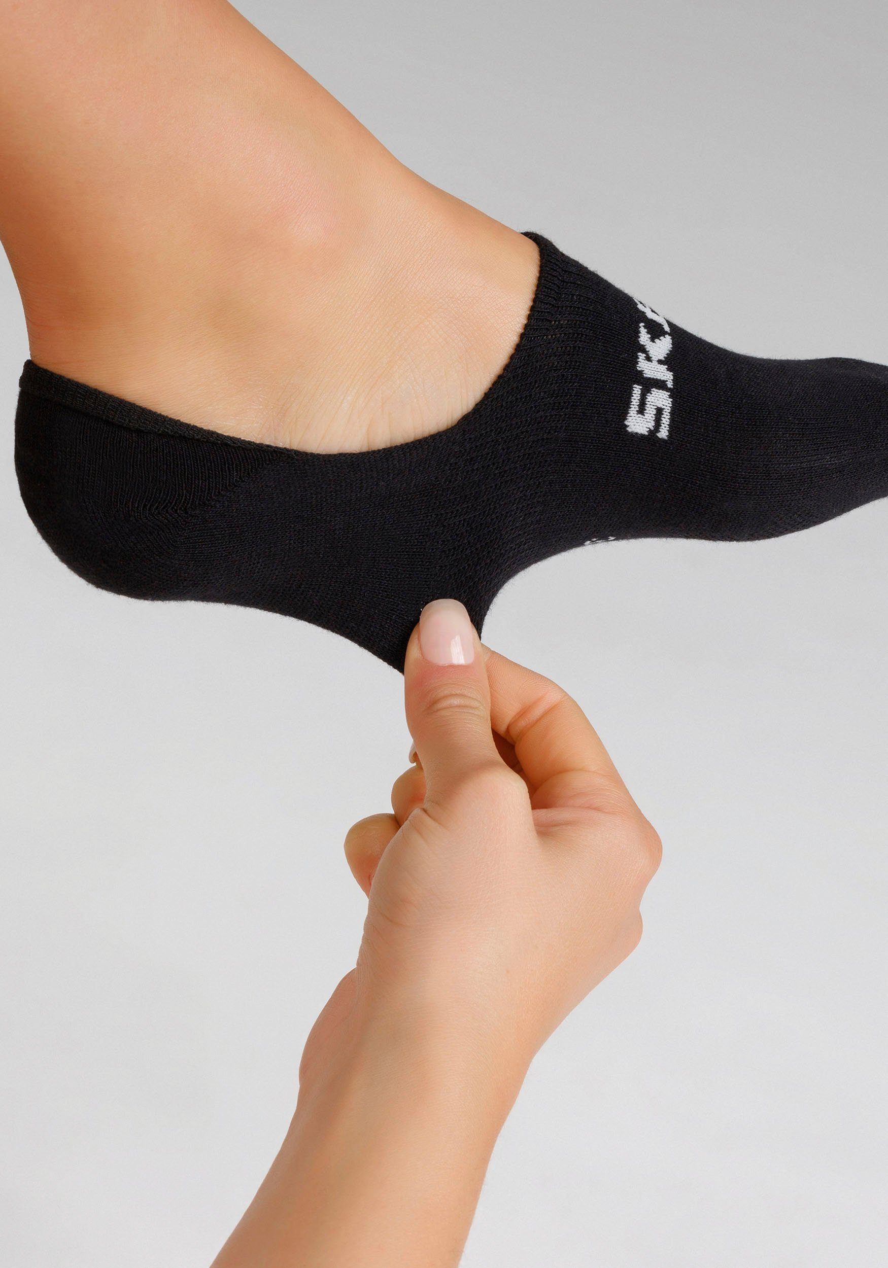Skechers Enkelsokken Invisiable mesh ventilatie (set, 6 paar)
