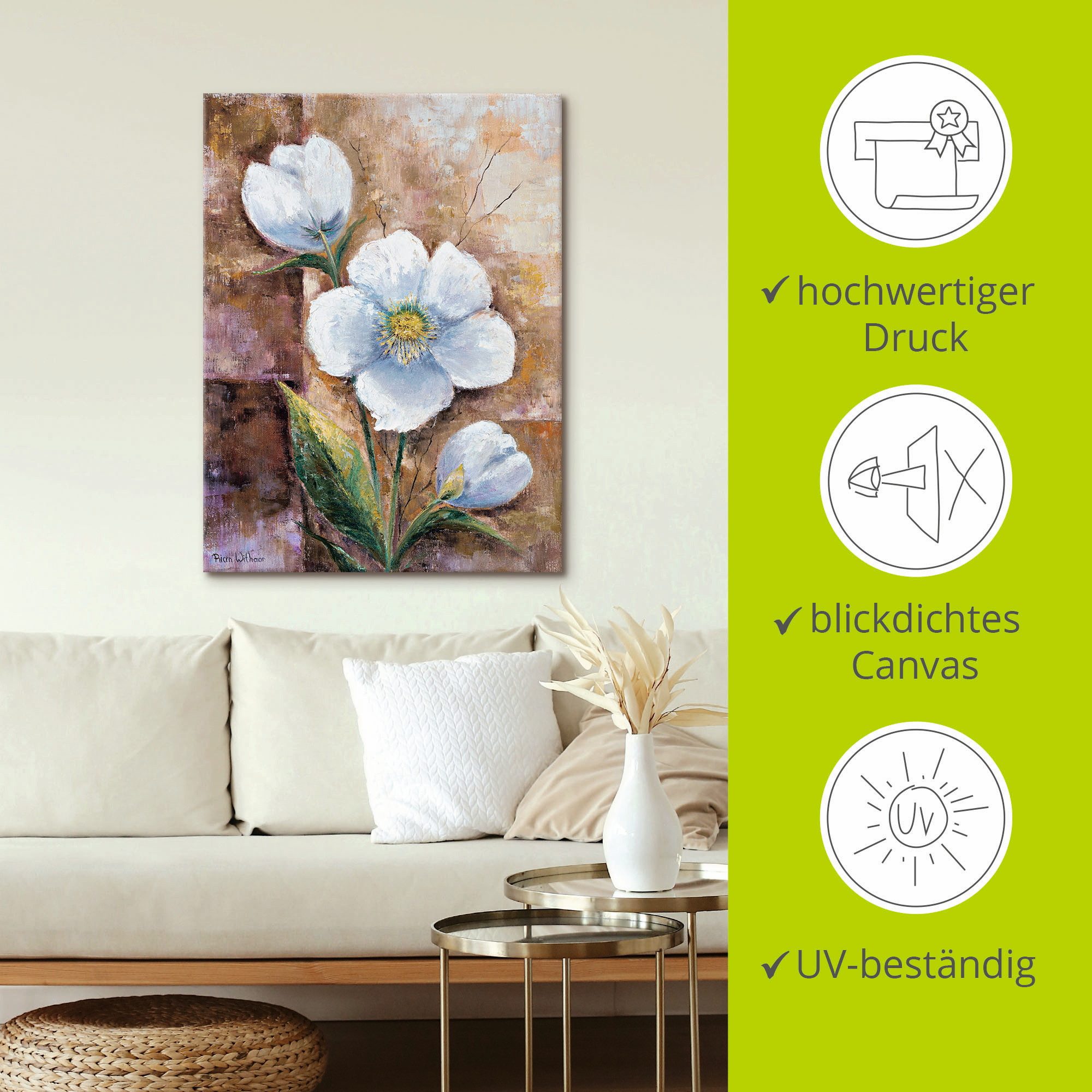 Artland Artprint op linnen Het is een droom gespannen op een spieraam