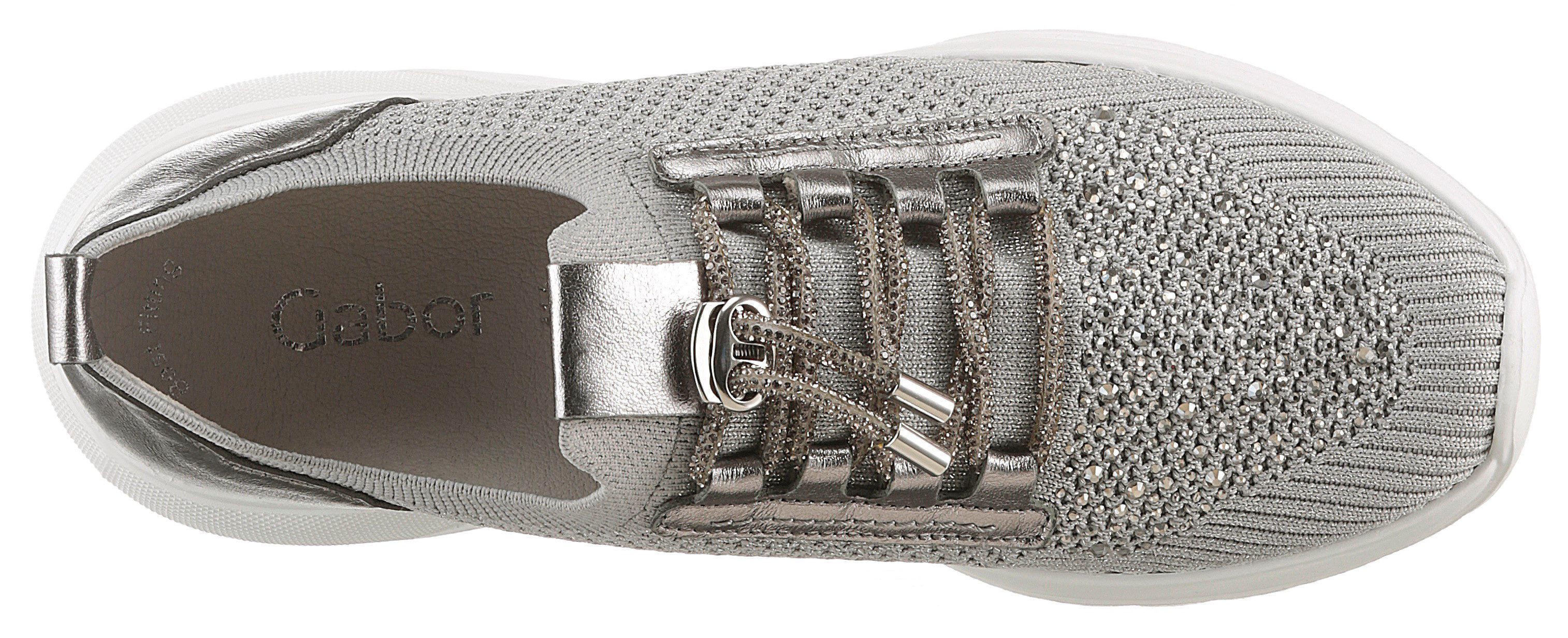 Gabor Slip-on sneakers , vrijetijdsschoen, halfschoen, slipper met best fitting-uitrusting