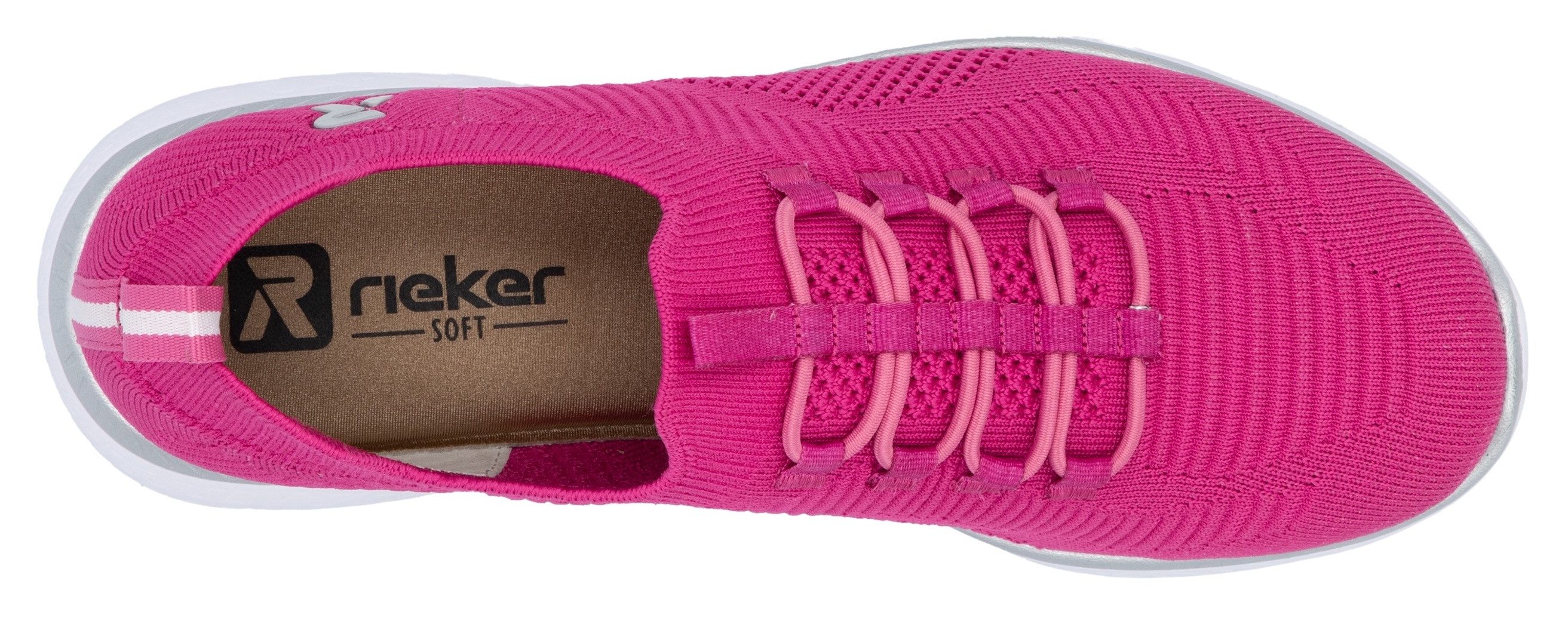 RIEKER Sport Slip-on sneakers , slipper, vrijetijdsschoen, instapschoen met elastische instap