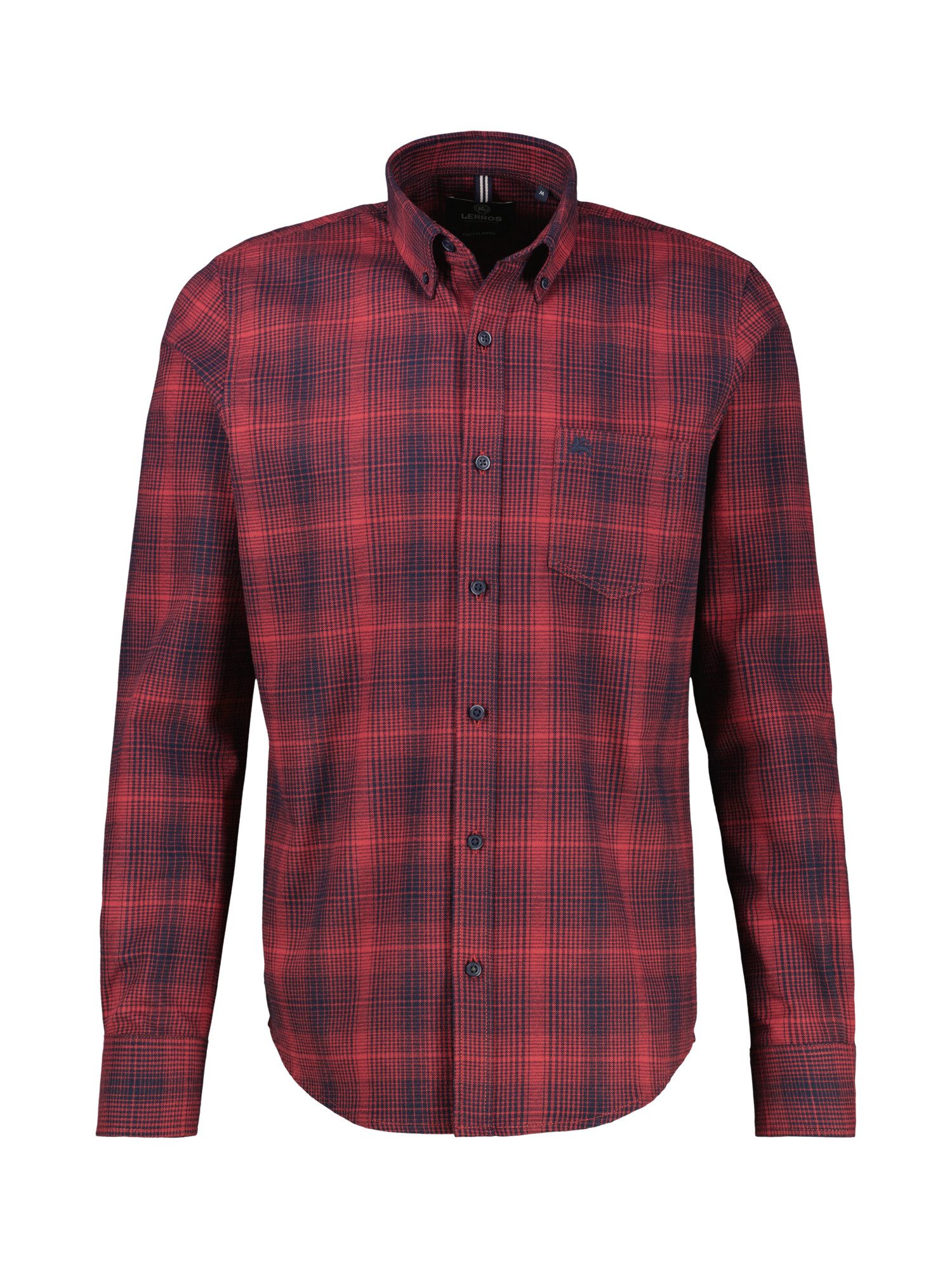 Lerros Flanellen overhemd LERROS Geruite Klassieker - het Flanellen overhemd