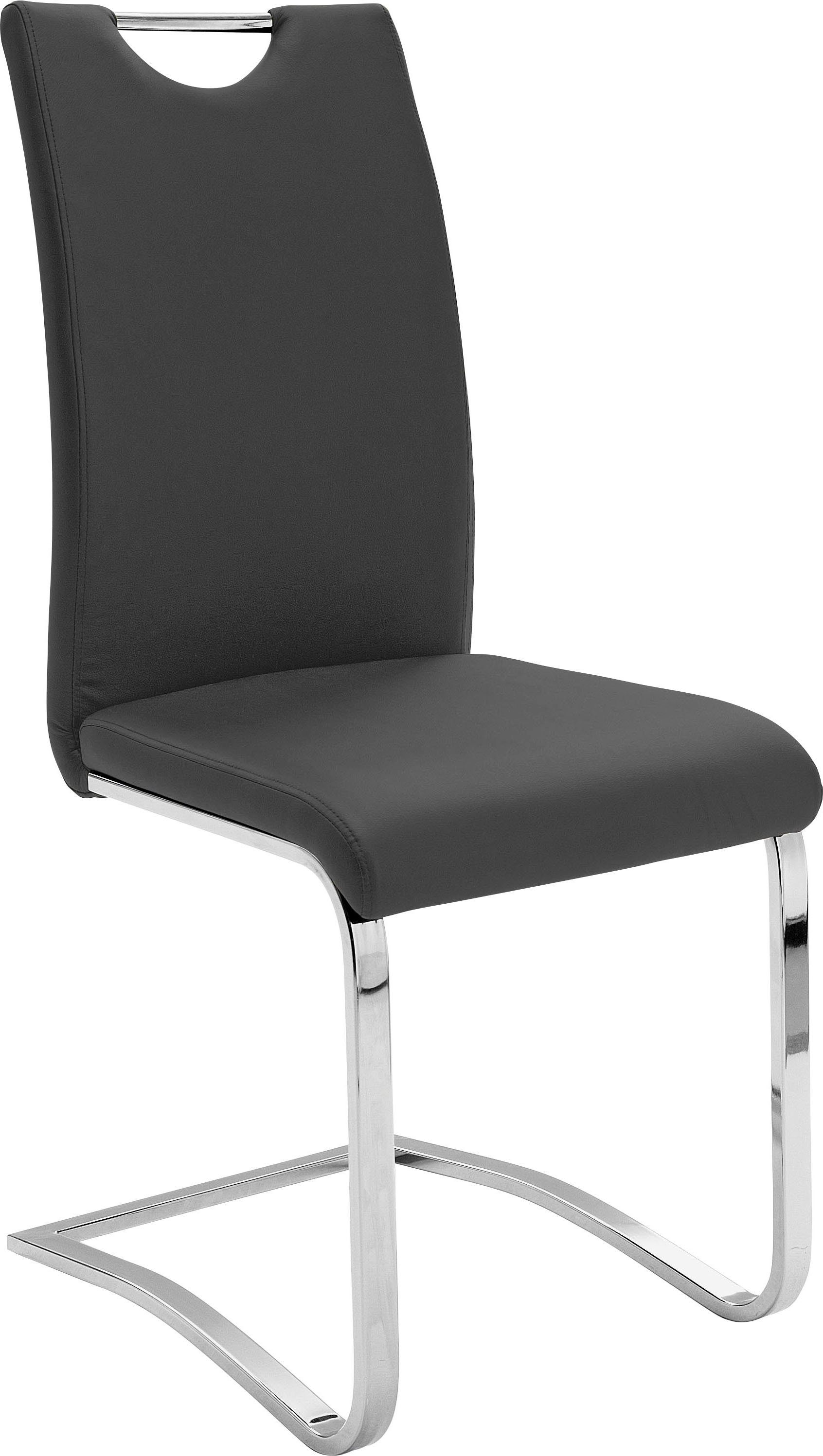 MCA furniture Vrijdragende stoel Keulen Overtrokken met kunstleer, comfortzithoogte, stoel belastbaar tot 120 kg (set, 4 stuks)