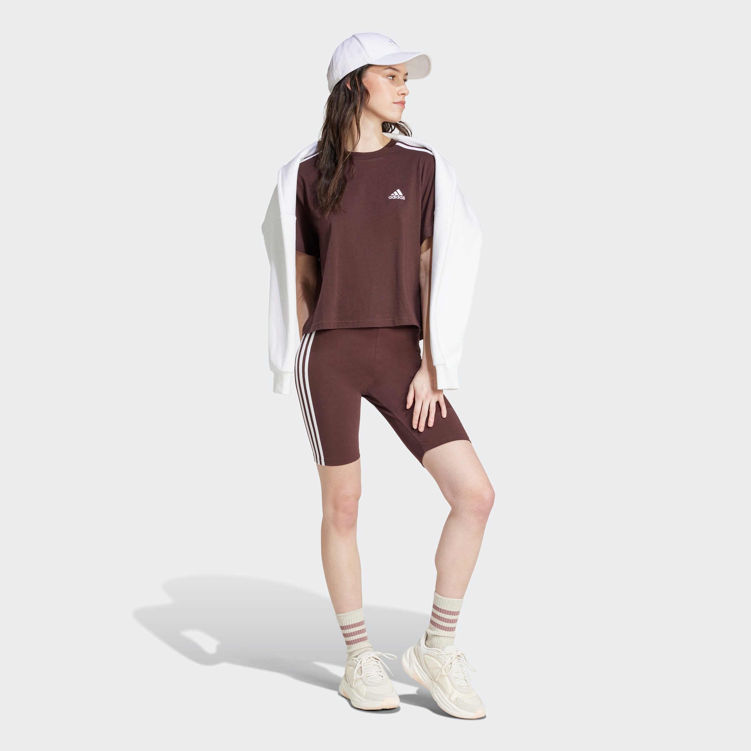 adidas Sportswear Short Essentials 3-strepen korte TIGHT (1-delig)