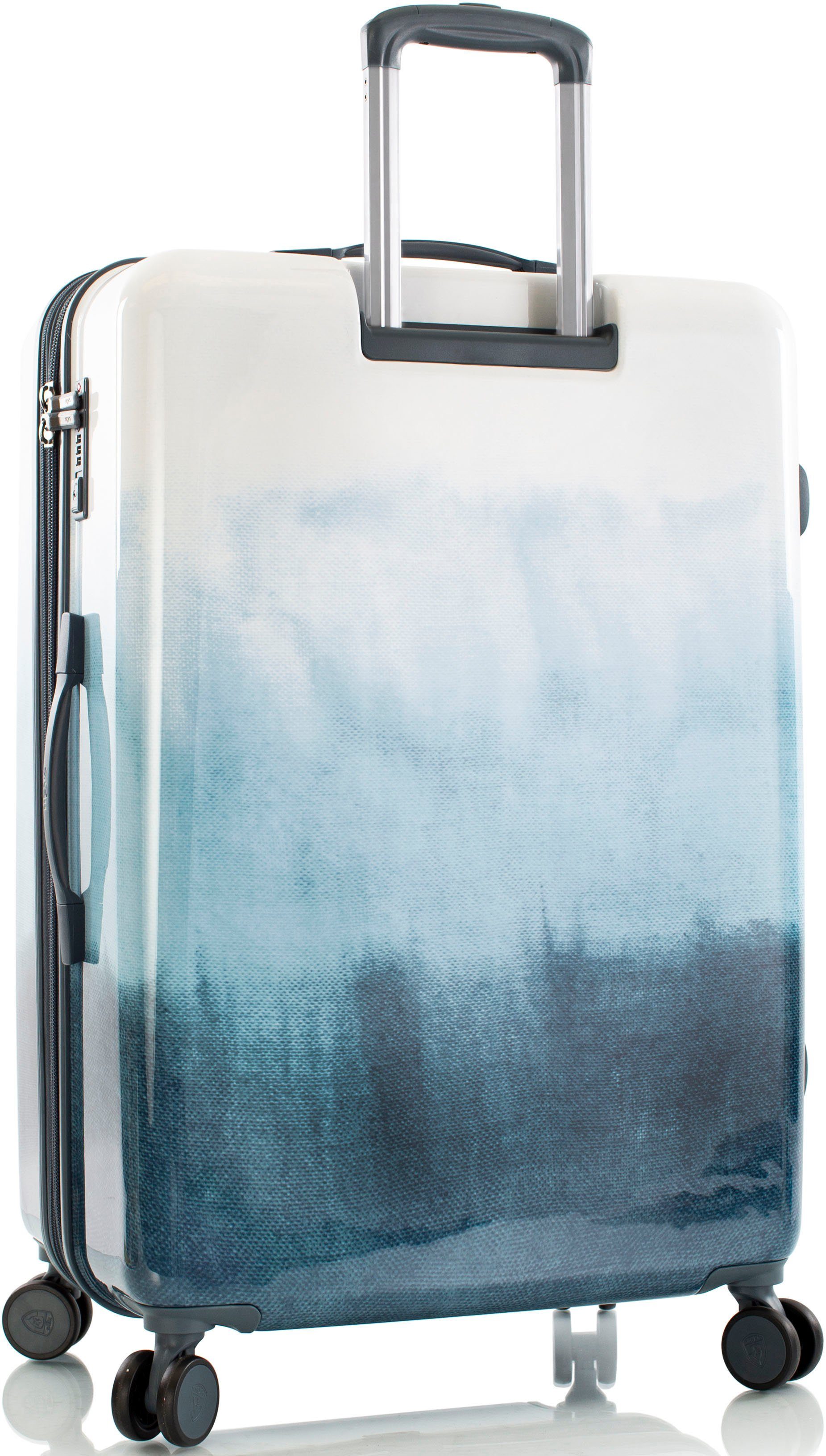 Heys Hardshell-trolley Tie-Dye blauw, 76 cm Heys x Joachim Llambi reisbagage TSA-slot volumevergroting