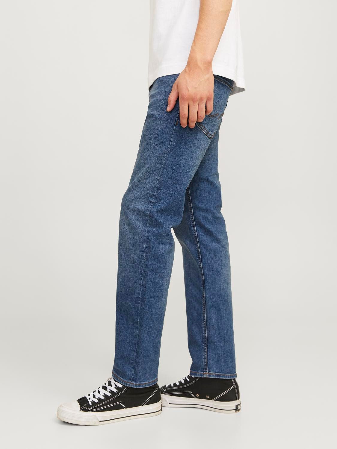 Jack & Jones Comfort fit jeans JJIMIKE JJORIGINAL SQ 223 Stonewashed voor een used-look met vervaagde effecten