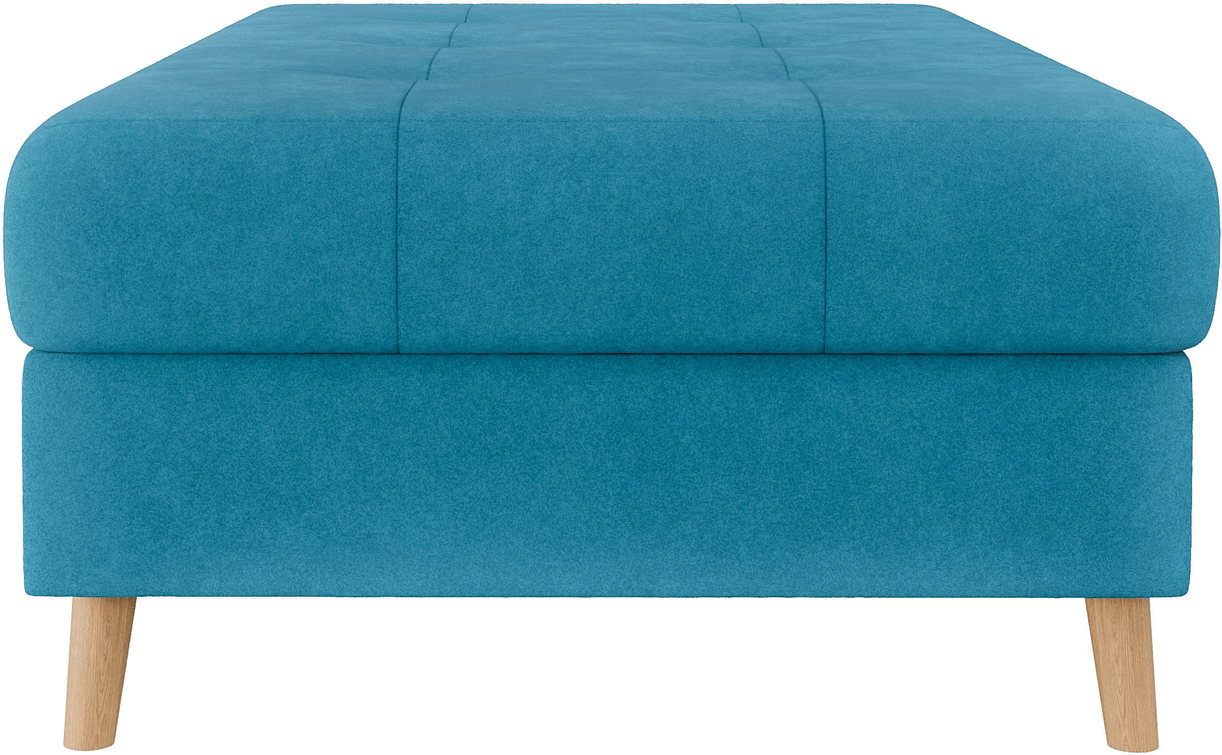 Home affaire Hocker CHARRE XXL, stiksel in het zitgedeelte, afmetingen: B/D/H: 118/73/40 cm