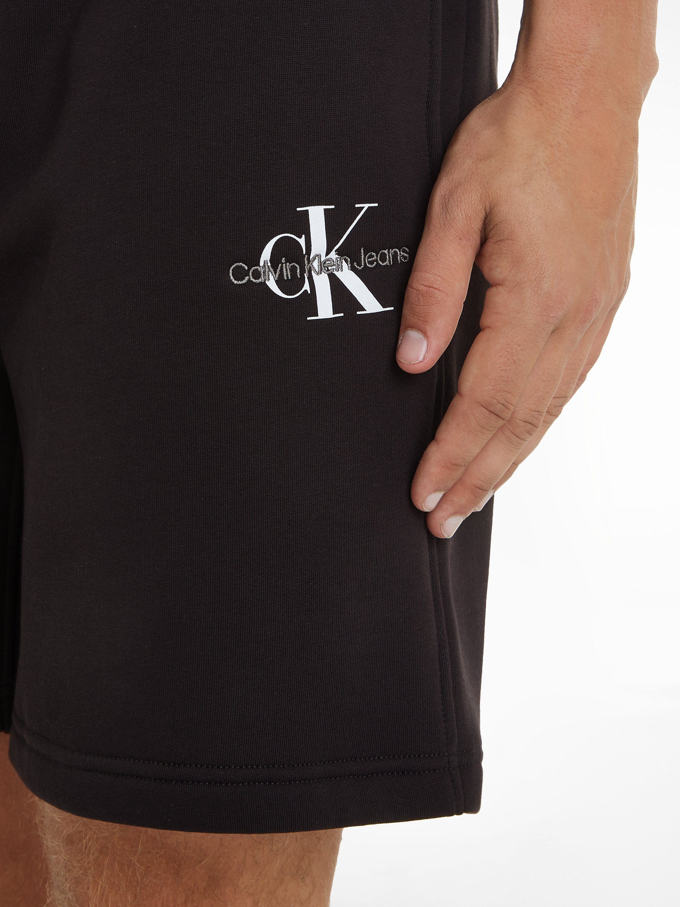 Calvin Klein Sweatshort MONOLOGO SHORT met -logobadge