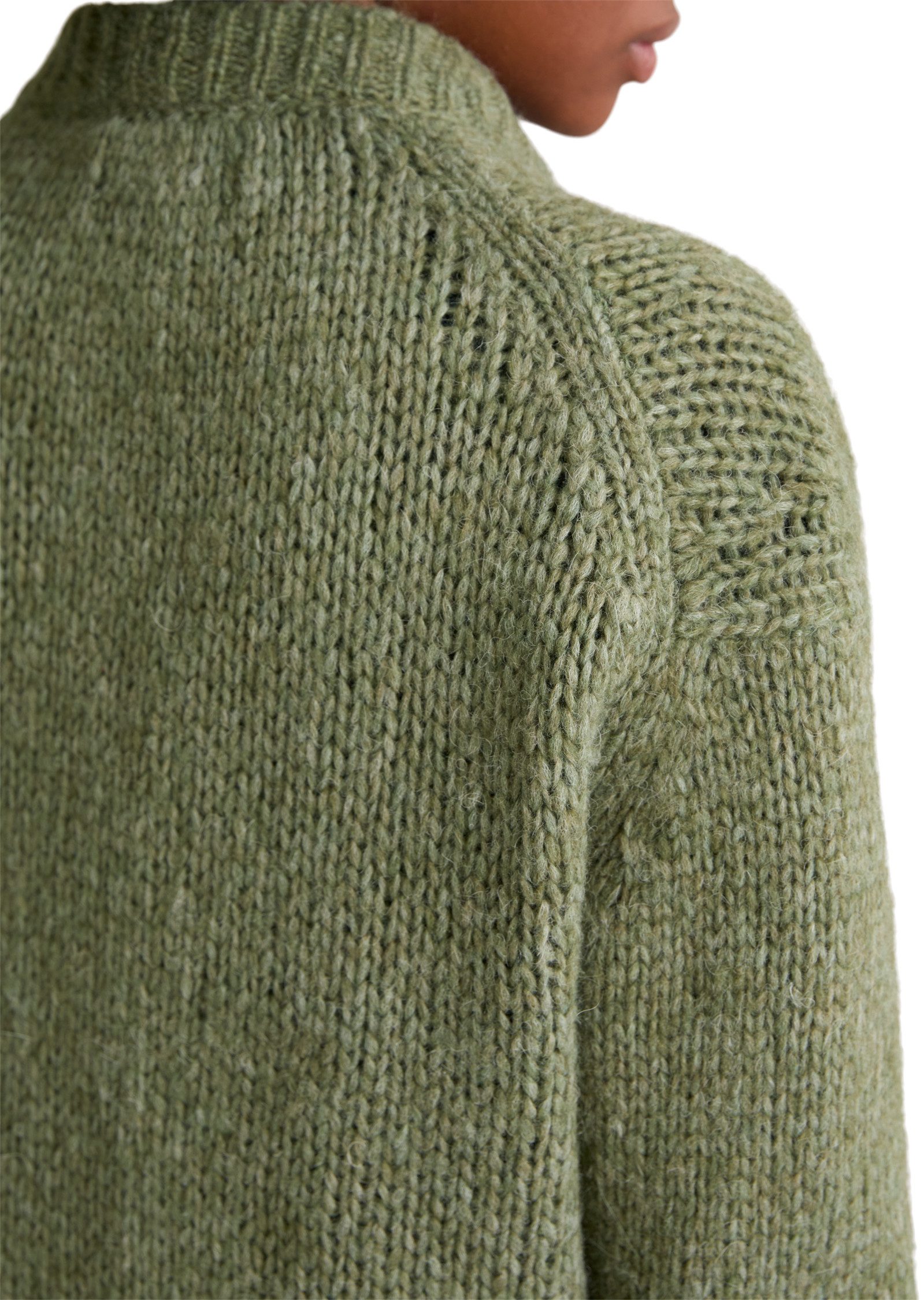 Marc O'Polo DENIM Cardigan RELAXED van knuffelige scheerwol-alpacawolmix