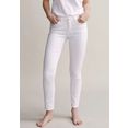 opus skinny fit jeans elma clear in five-pocketsmodel wit