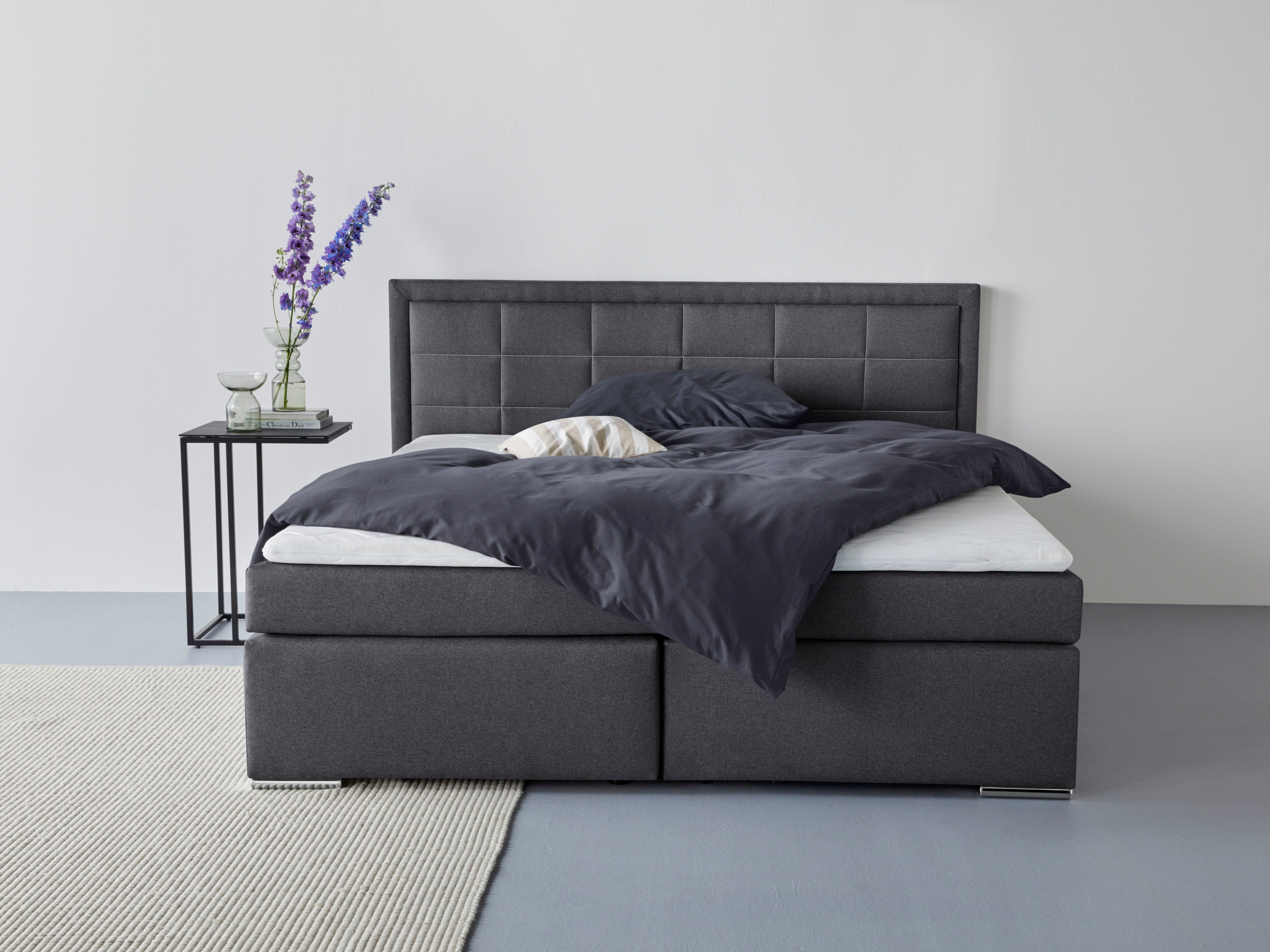 COLLECTION AB Boxspring Athena, OTTOs Choice, Topseller optioneel met bedkist inclusief topper bij uitvoering met matras, in hardheden h2, h3, h4