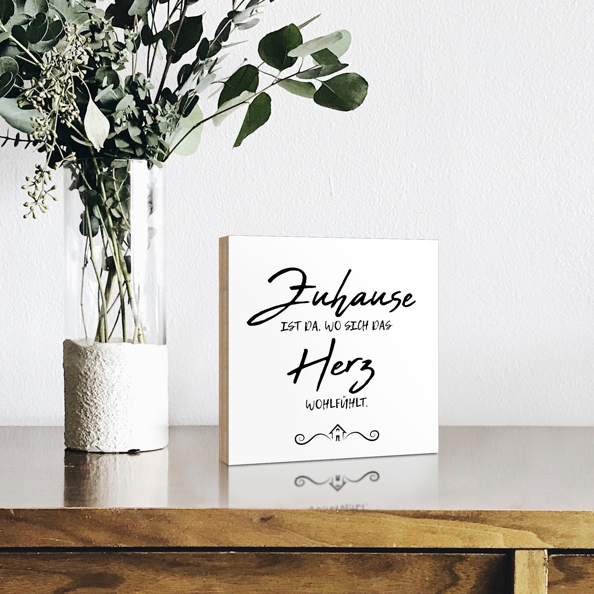Artland Artprint op hout Thuis III