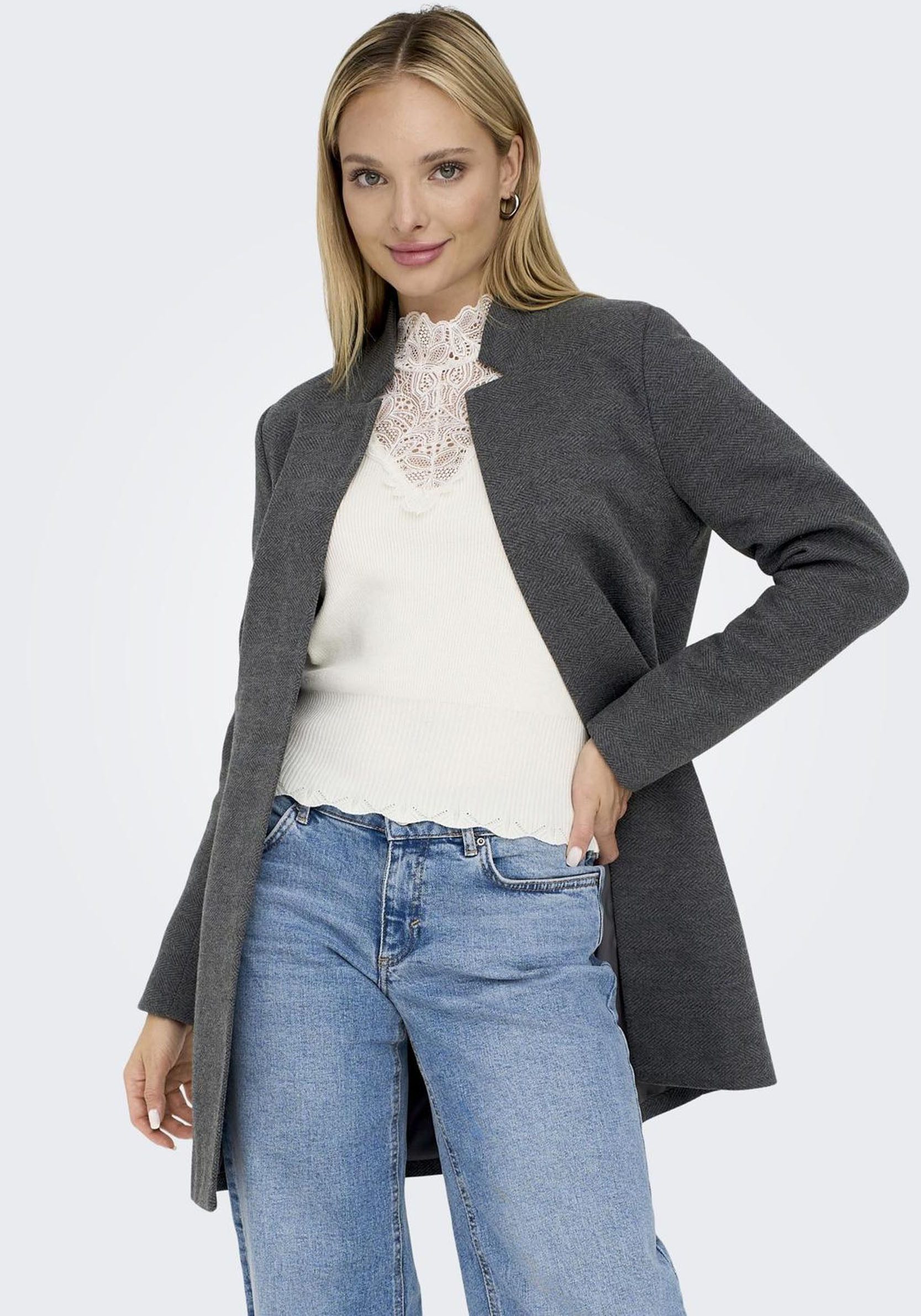 Only Korte jas ONLSOHO-LINEA L/S COATIGAN CC PNT RP