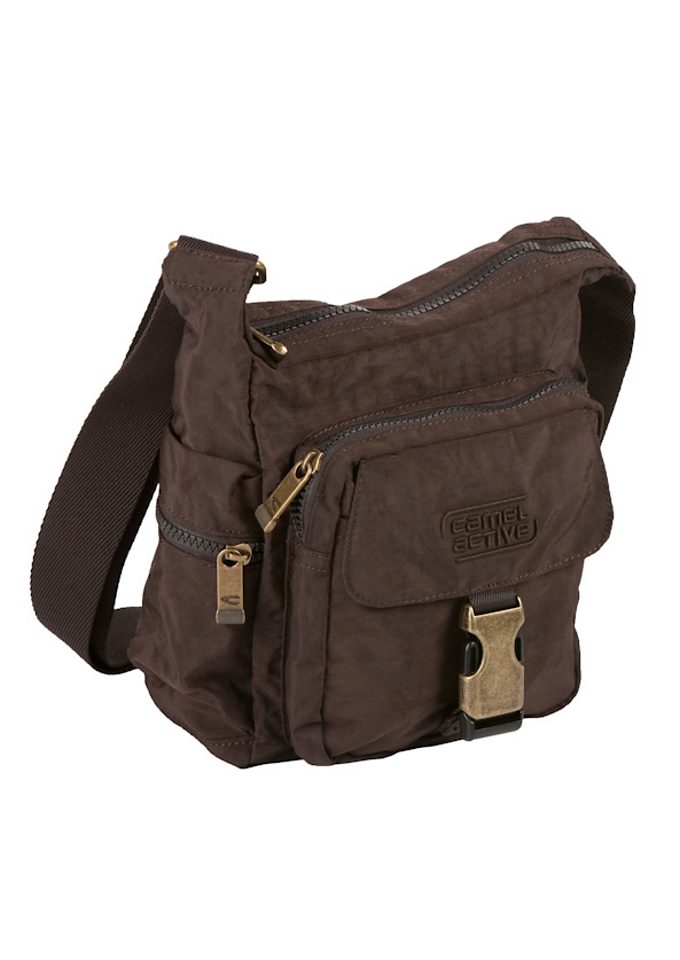 camel active Schoudertas Journey van licht robuust nylon, functioneel perfect voor alle levensomstandigheden