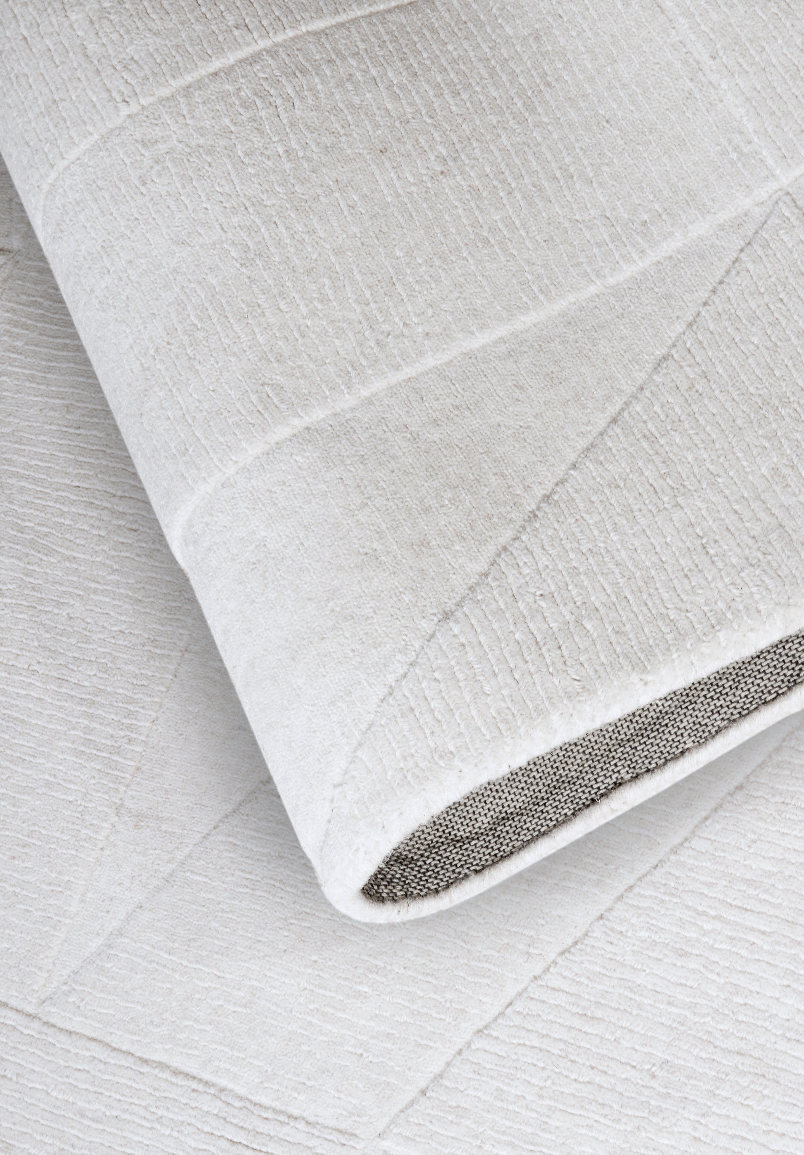 Villeroy & Boch Wollen kleed Ursule Loper, handgeweven, wol, natuur, woonkamer, geometrie, boho