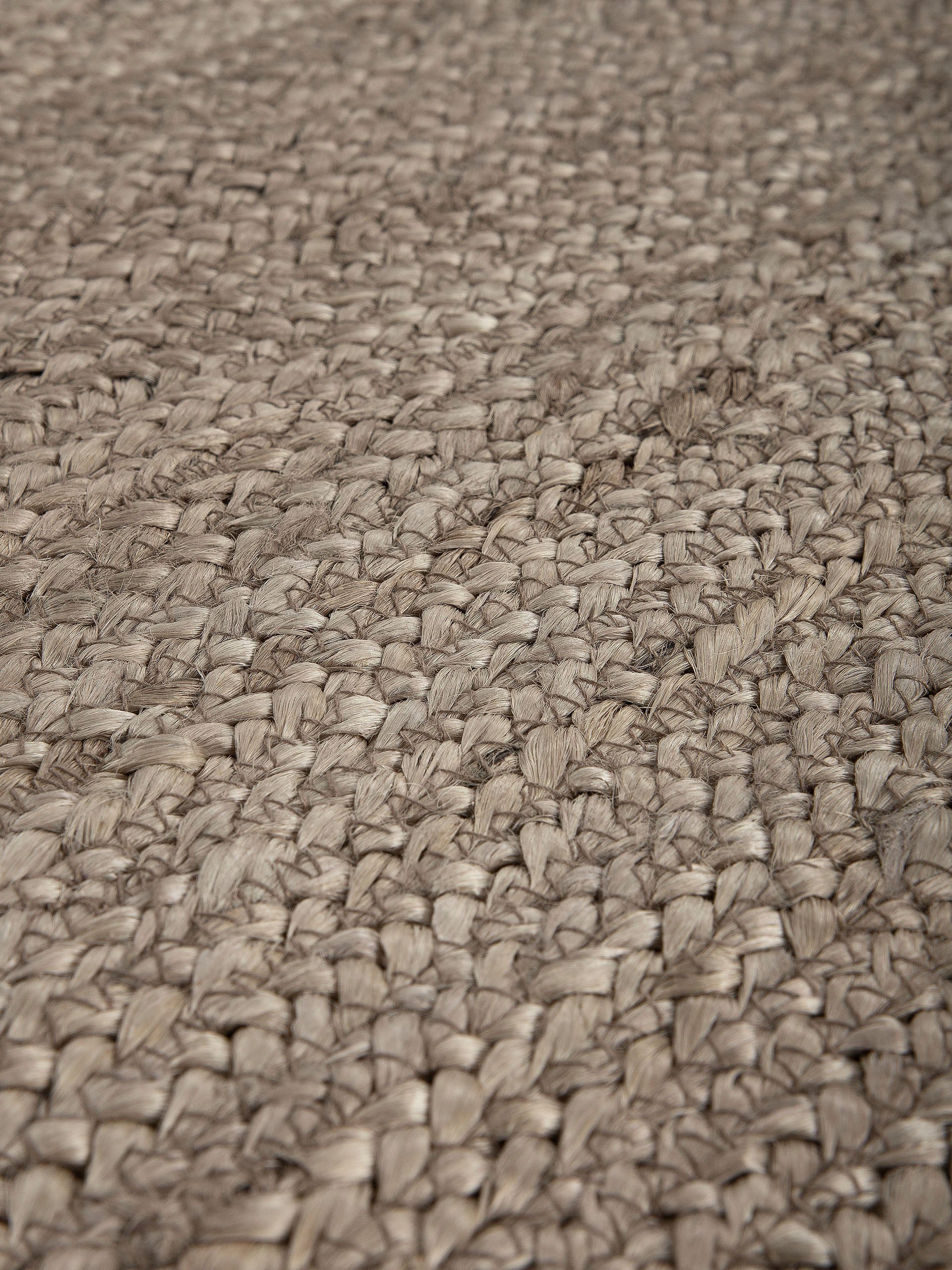 carpetfine Vloerkleed Nele jute-vloerkleed natuurmateriaal gevlochten tweezijdig te gebruiken kleed van 100% jute, vierkant en als loper