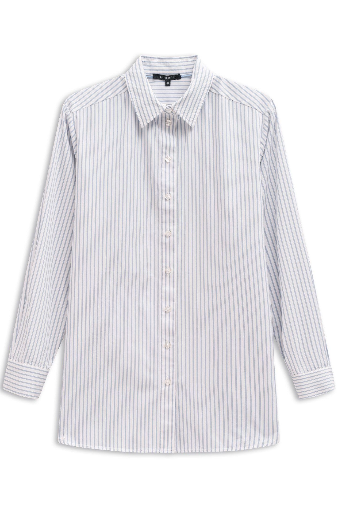 Bugatti Blouse met lange mouwen Puur katoen