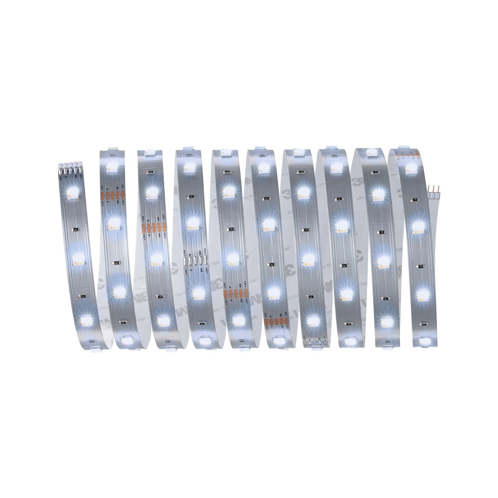 Paulmann Led-strepen MaxLED 250 Basisset 3m IP20 2700-6500K 11W 230/24V 24VA zilverkleur (1 stuk)