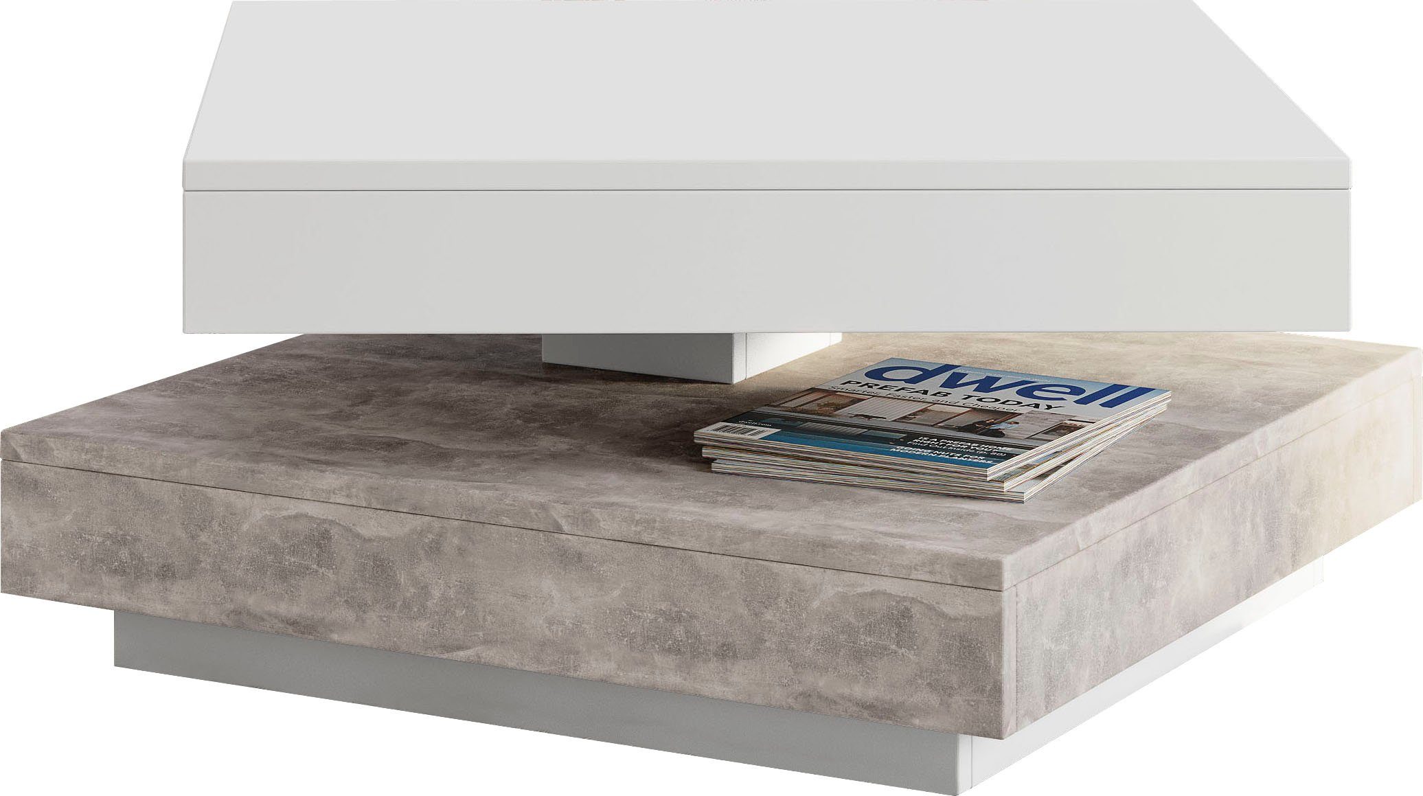 Home affaire Salontafel Ben met roterende plaat