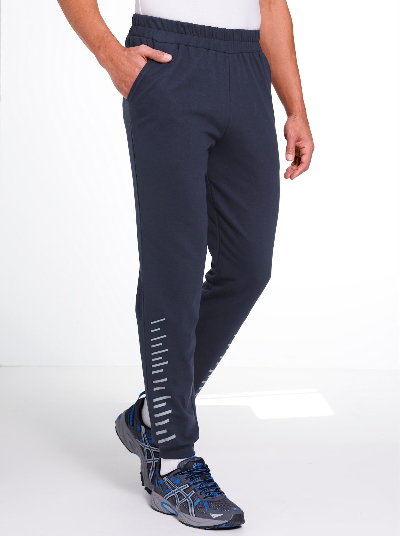 Classic Comfortbroek heren loungebroeken maat 60 blauw