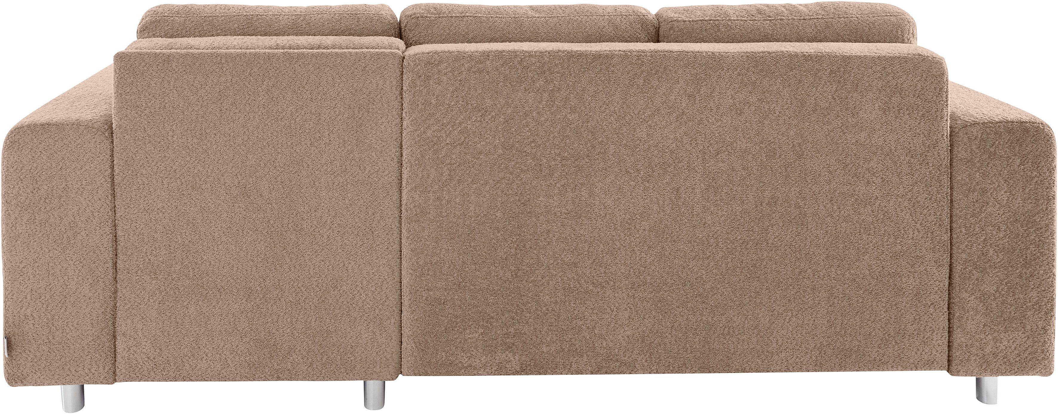 Guido Maria Kretschmer Home&Living Hoekbank Györ L-vorm, optioneel met bedfunctie en bedlade inclusief 2 sierkussens