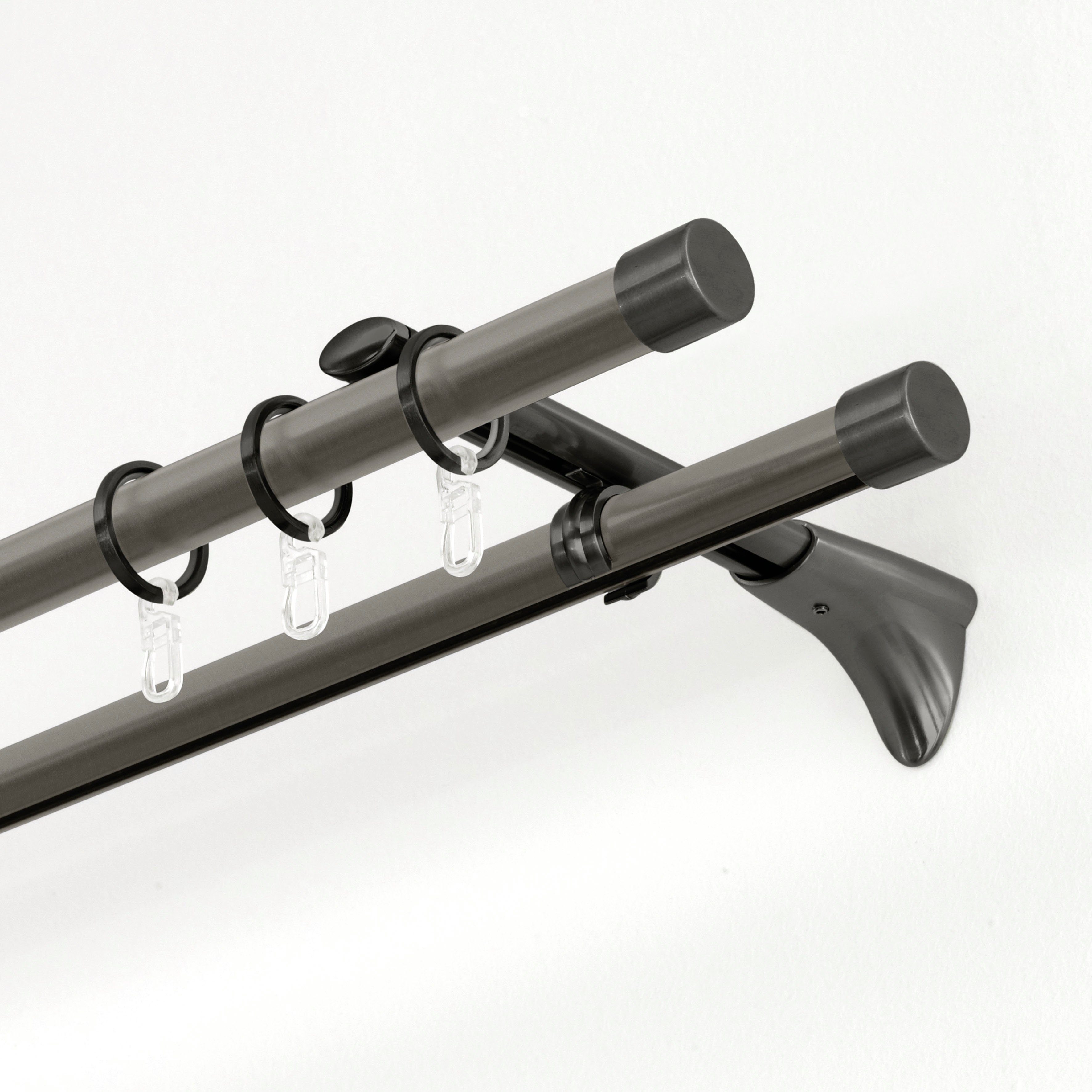 GARDINIA Gordijnroede Rail binnenin I Serie enkelprogramma Chicago Ø 20 mm, zonder accessoires (1 stuk)
