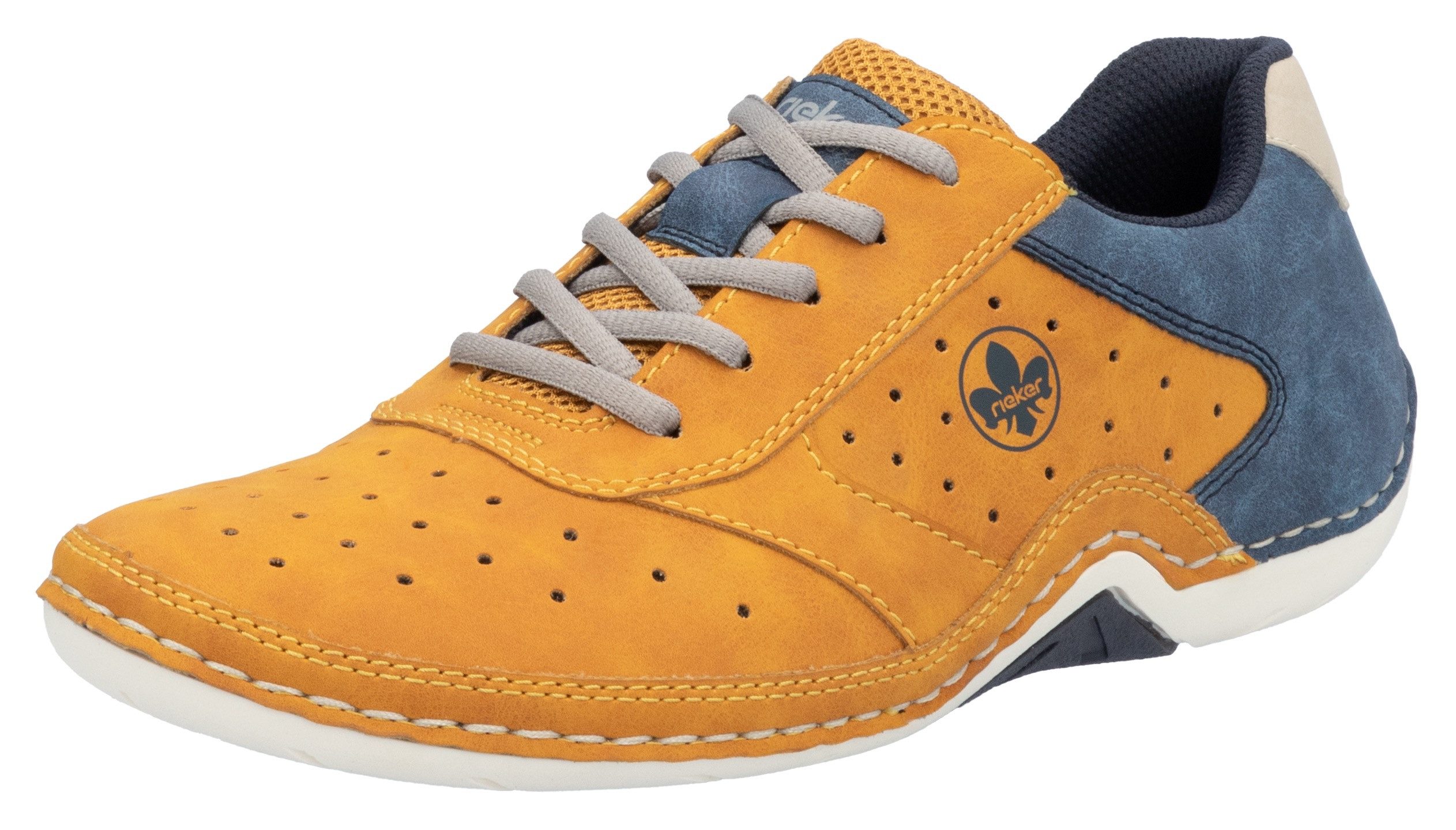 Rieker Sneakers , veterschoen, lage schoen, vrijetijdsschoen met memosoft binnenzool