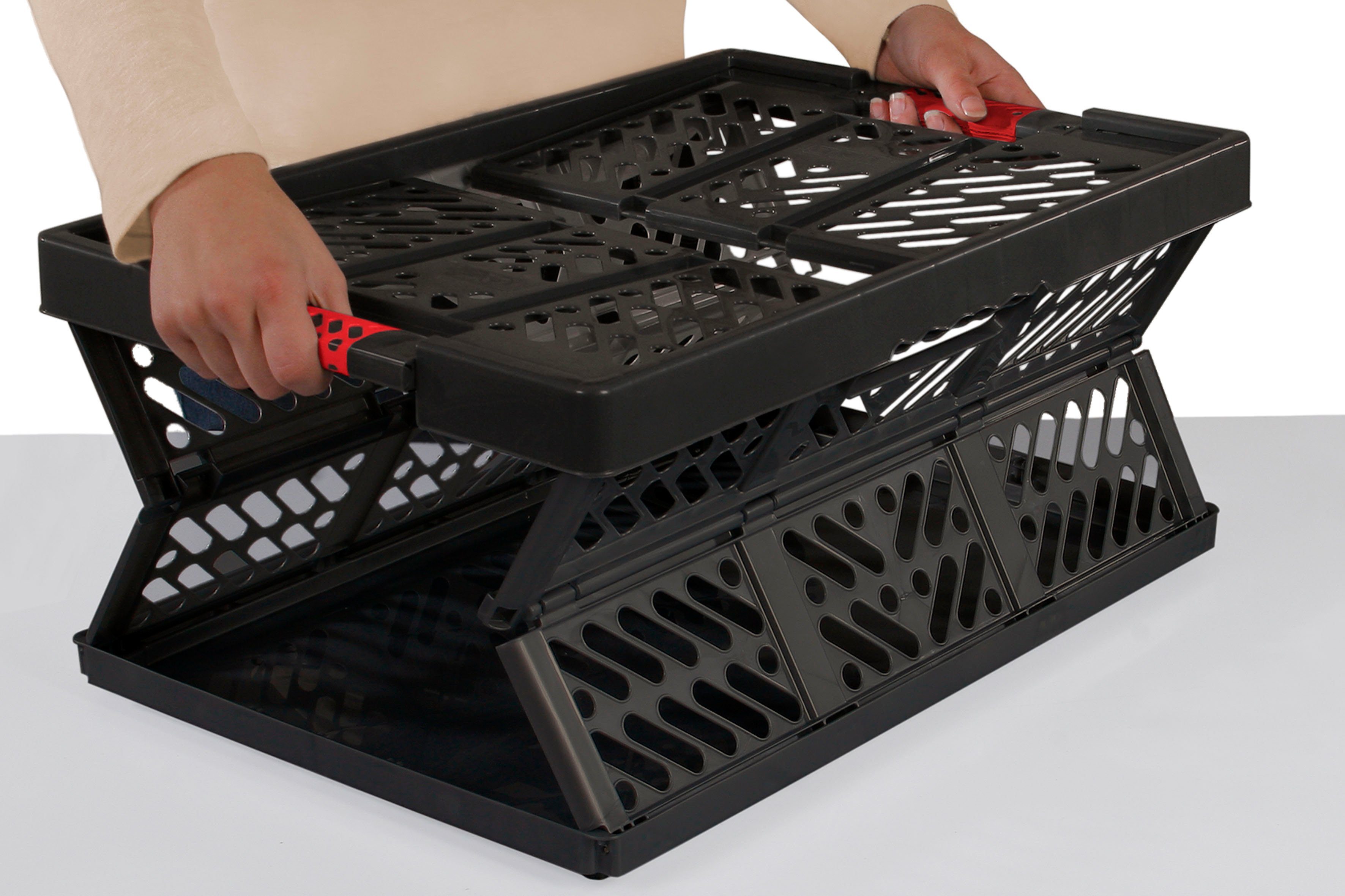 keeeper Klapkrat Ben, professionele klapbox met soft-touch handgrepen, 54 x 37 x 28 cm (1-delig)