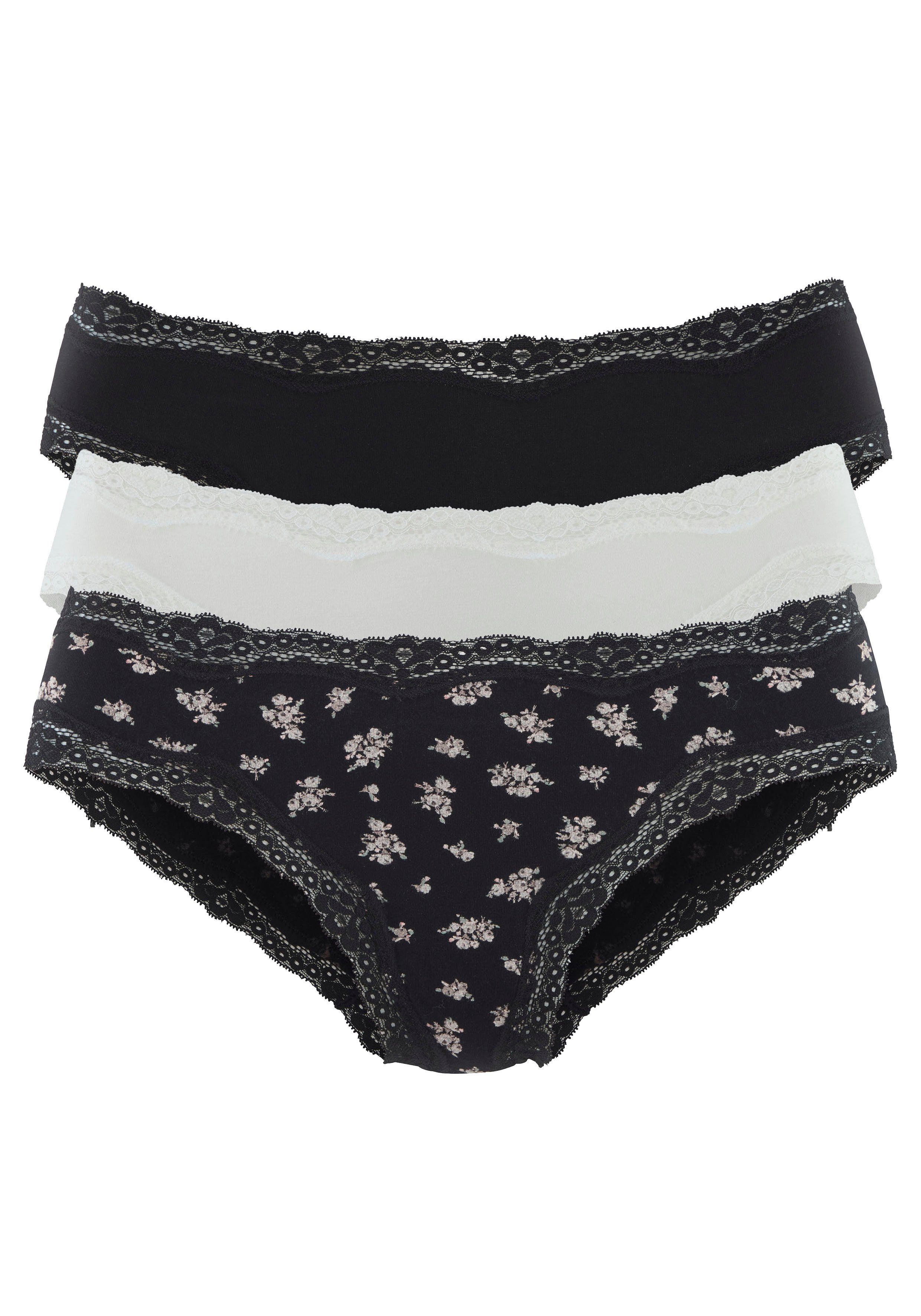Vivance Jazzpants van elastisch katoen (3 stuks) dames slips maat 48/50